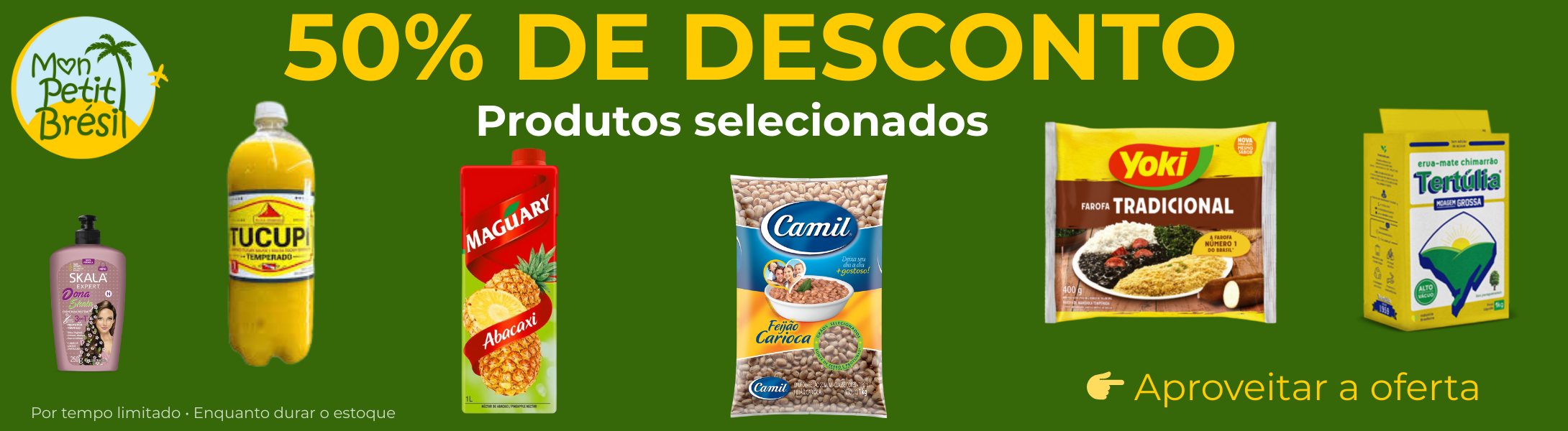 Ofertas Imperdíveis – 50% OFF