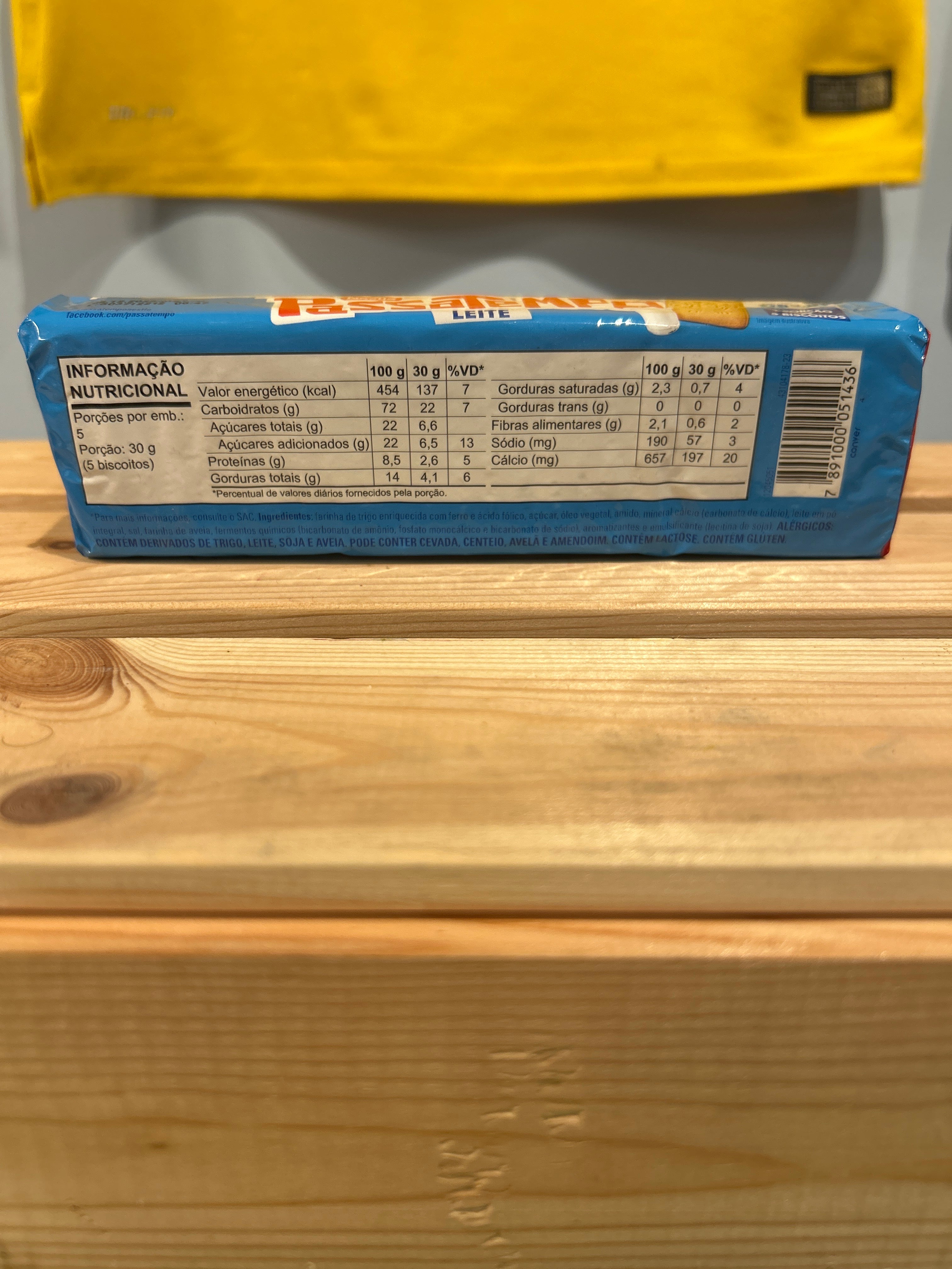 Bolacha Passatempo Leite (Biscuits au lait “Passatempo”) - NESTLÉ - 150g