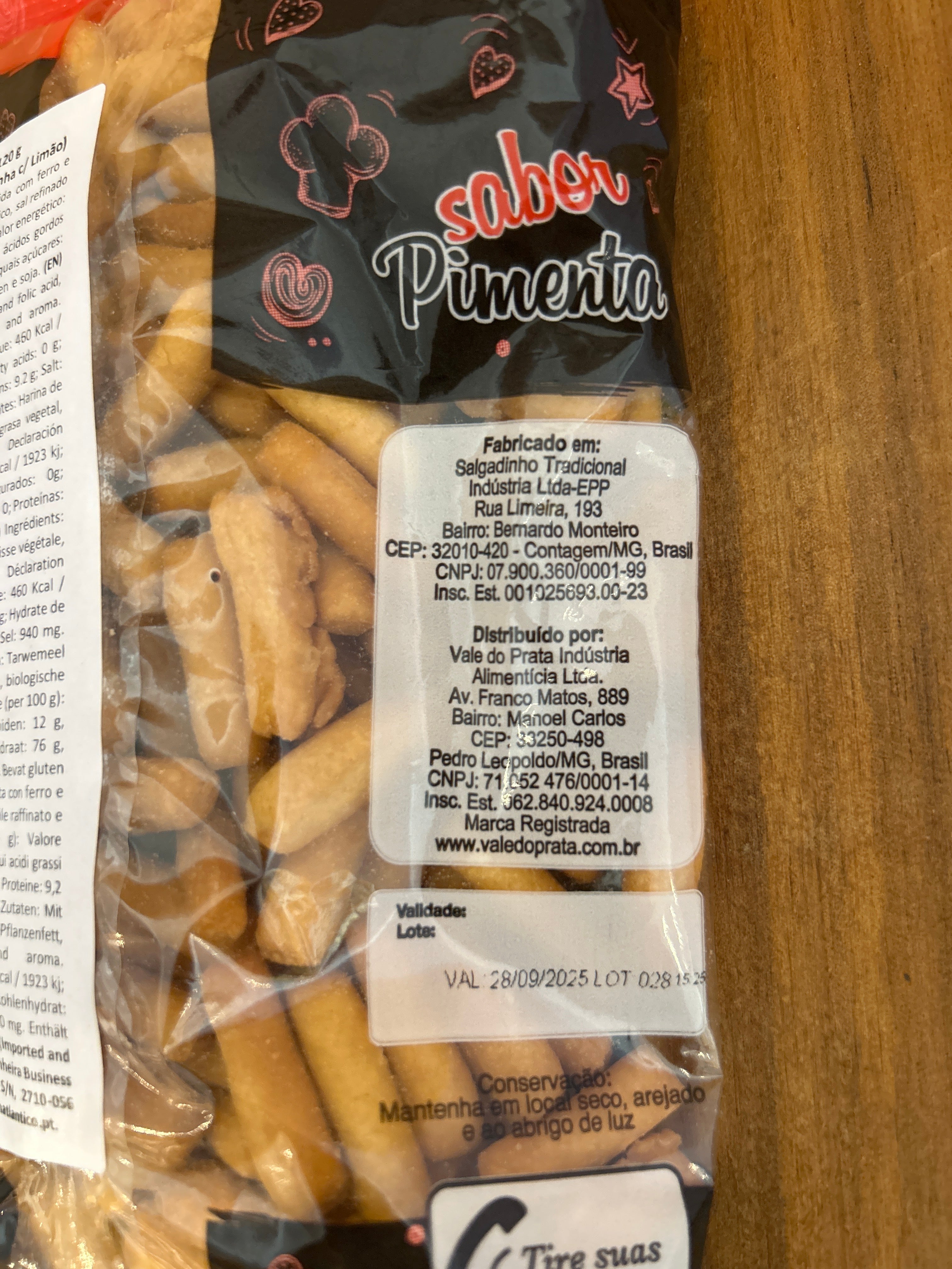 Spicy Snack (Salgadinho Pimentinha) - VALE DO PRATA - 120g