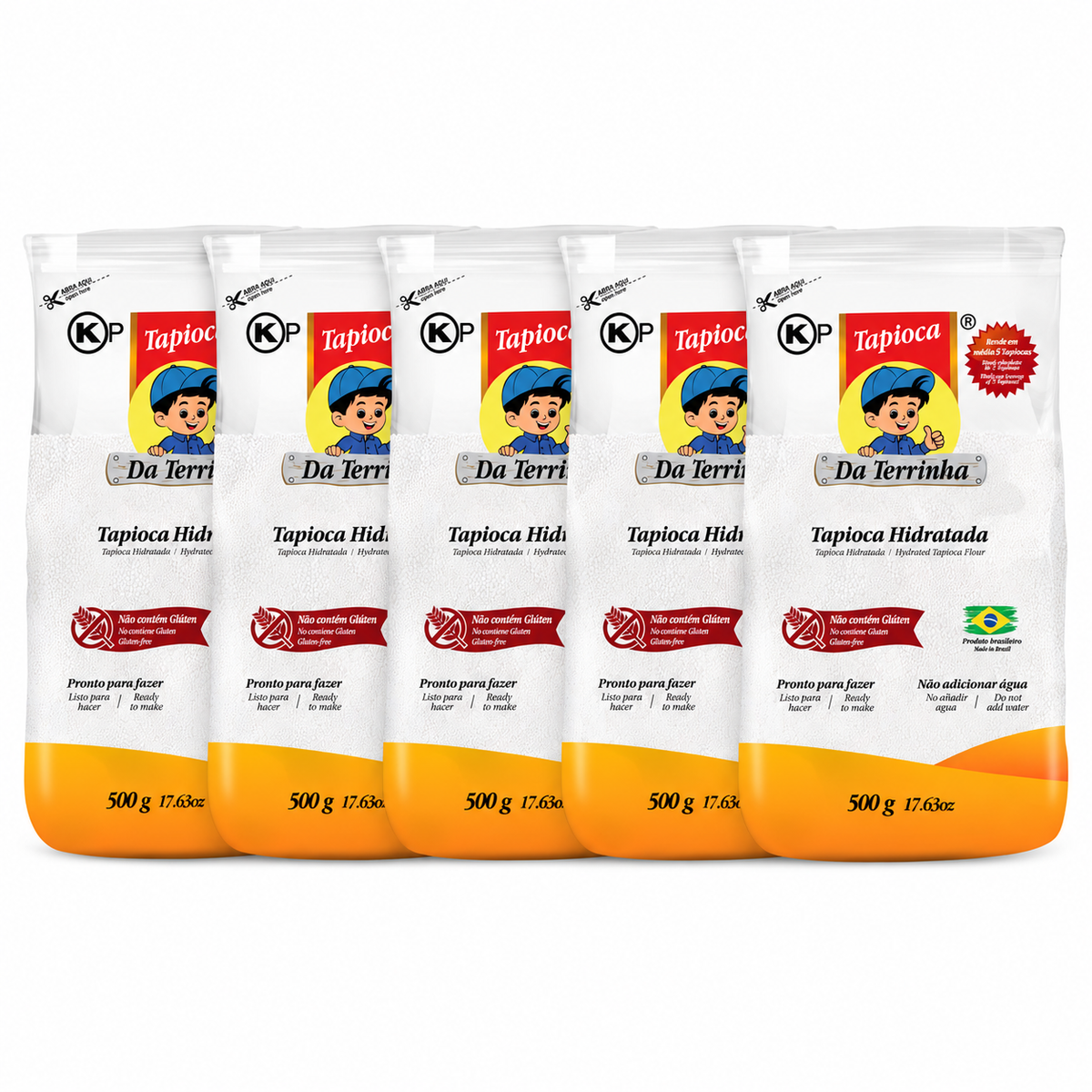 Combo - Tapioca hydratée DA TERRINHA - 500g - 2 unités