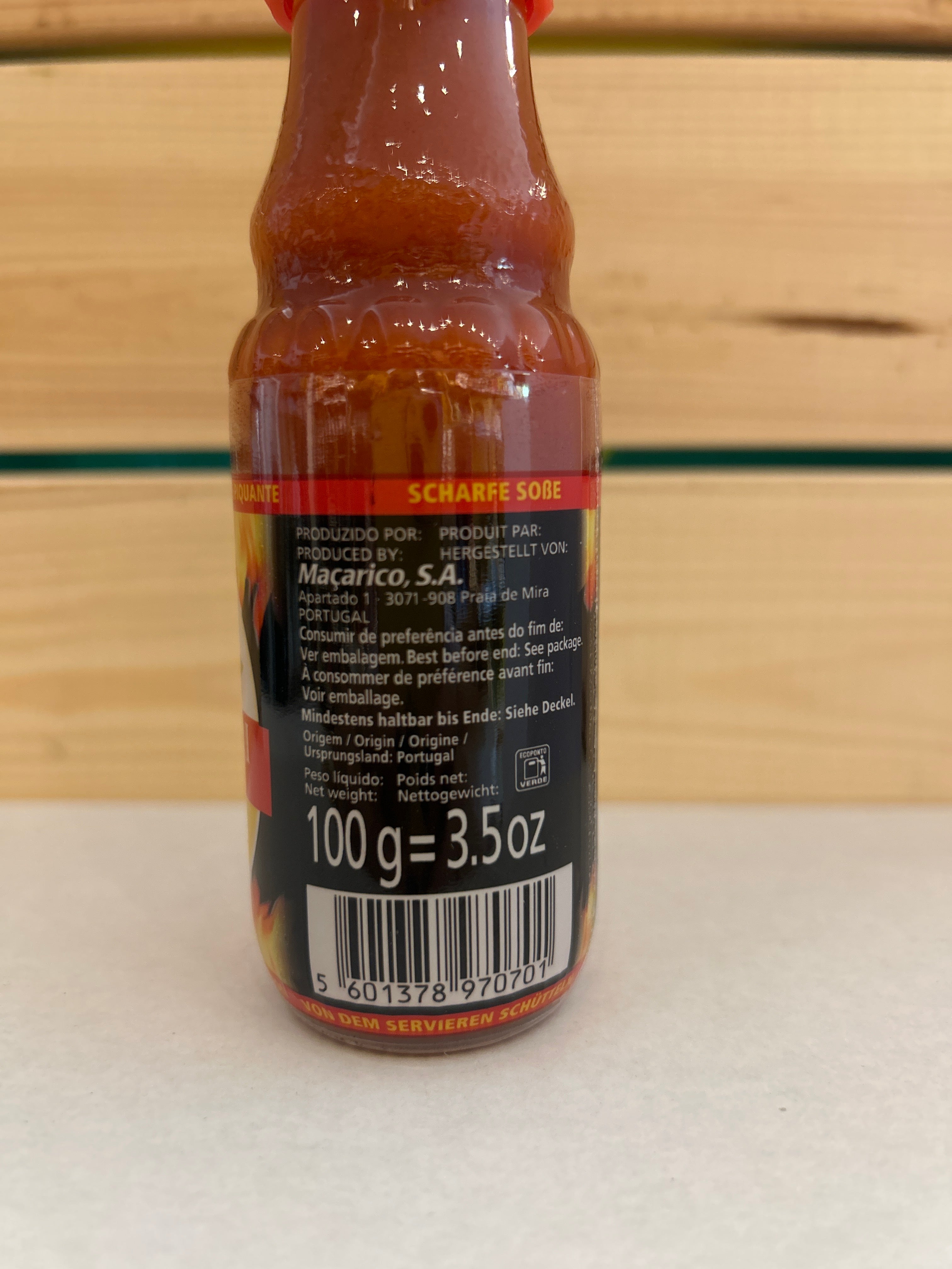 Piri Piri Chili Sauce (Piri Piri Pepper Sauce) - MAÇARICO - 100g