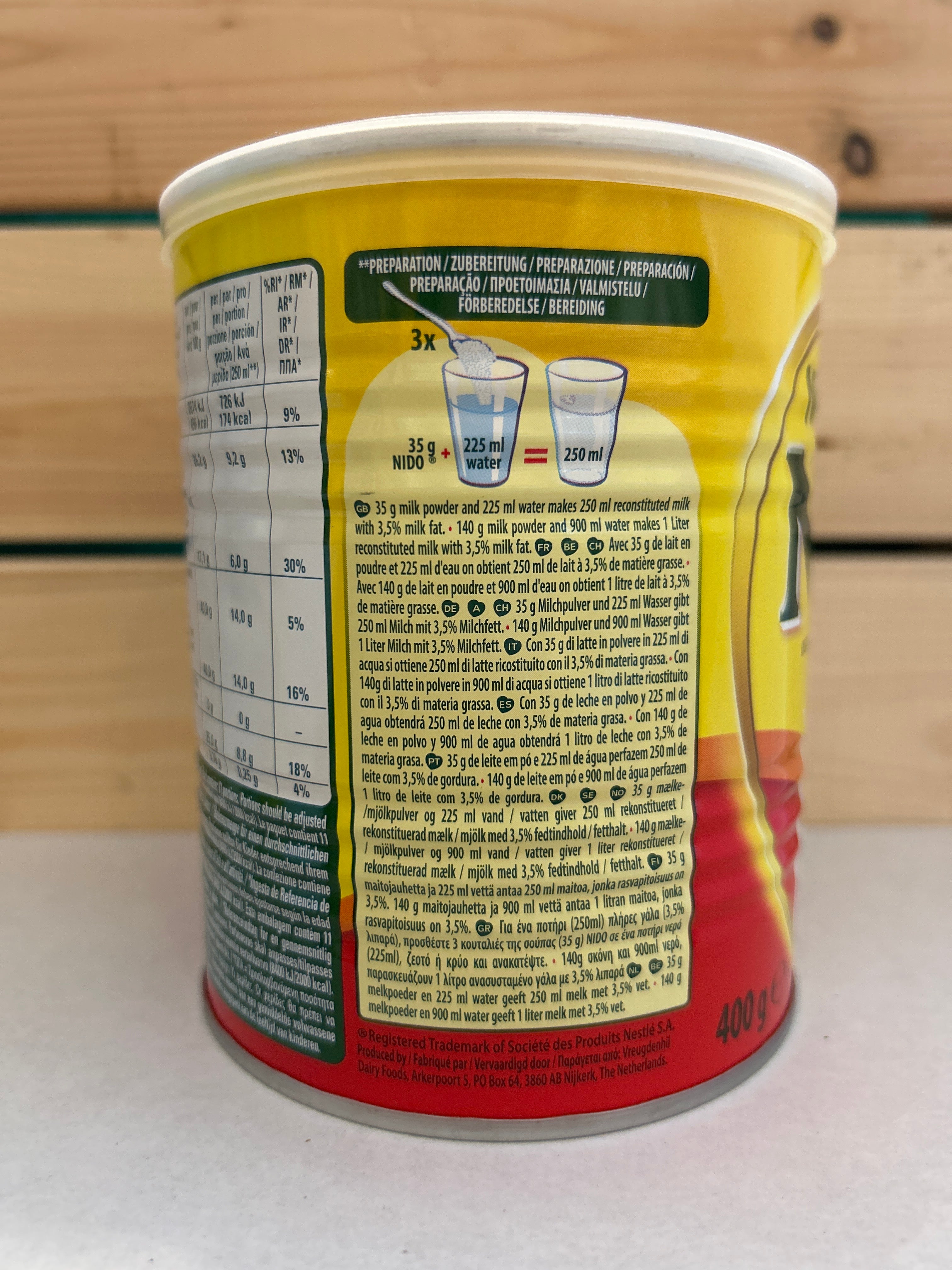 Lait en poudre (Leite em Pó Nido (Ninho)) - NESTLÉ - 400g