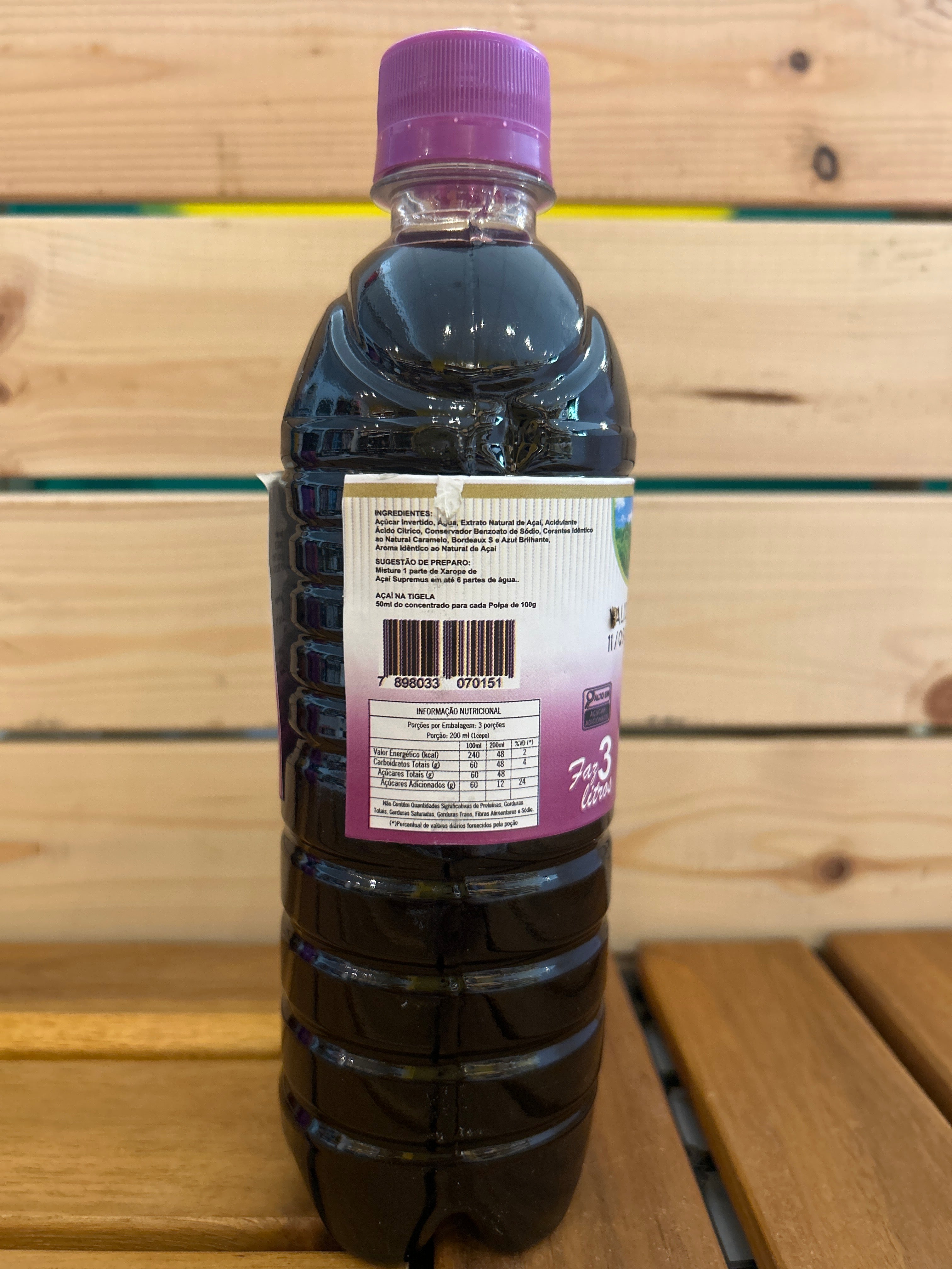 Sirop D'açaï (Sirop d'Açaí) - SUPREMUS - 500ml