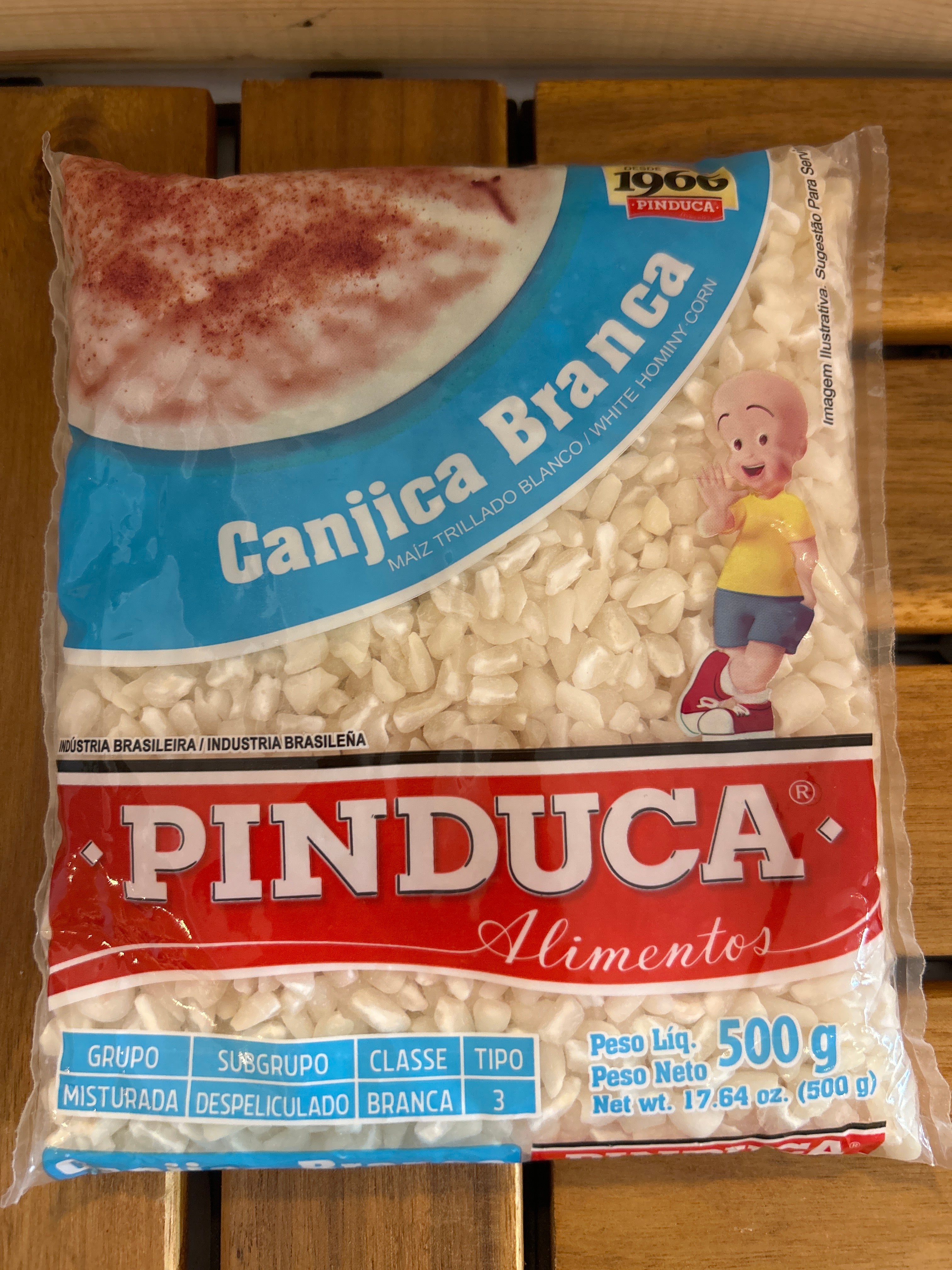Maïs sec blanc “Hominy” (Canjica Branca) - PINDUCA - 500g