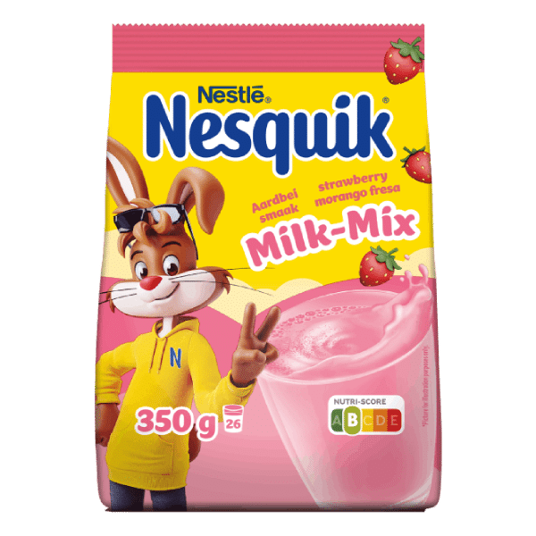 Nesquik Strawberry Flavor sachet (Strawberry Nesquik) - NESTLÉ - 350g sachet