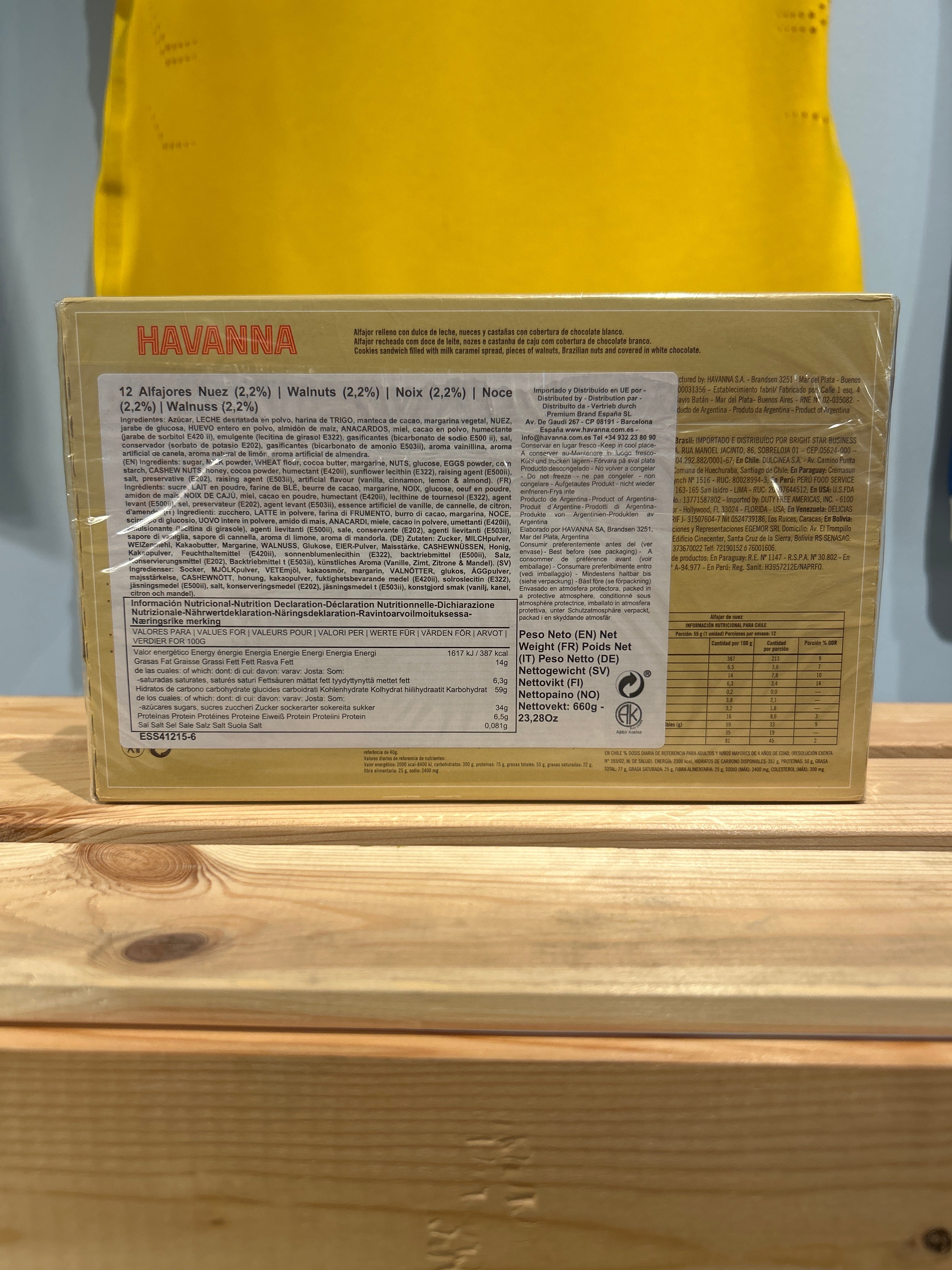 Alfajor alle Noci (Alfajor NUEZ) - HAVANNA - 660 g