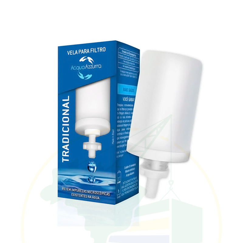Bougie pour Filtre en Argile (Vela para Filtro de Barro) - Acqua Azzurra - unidade