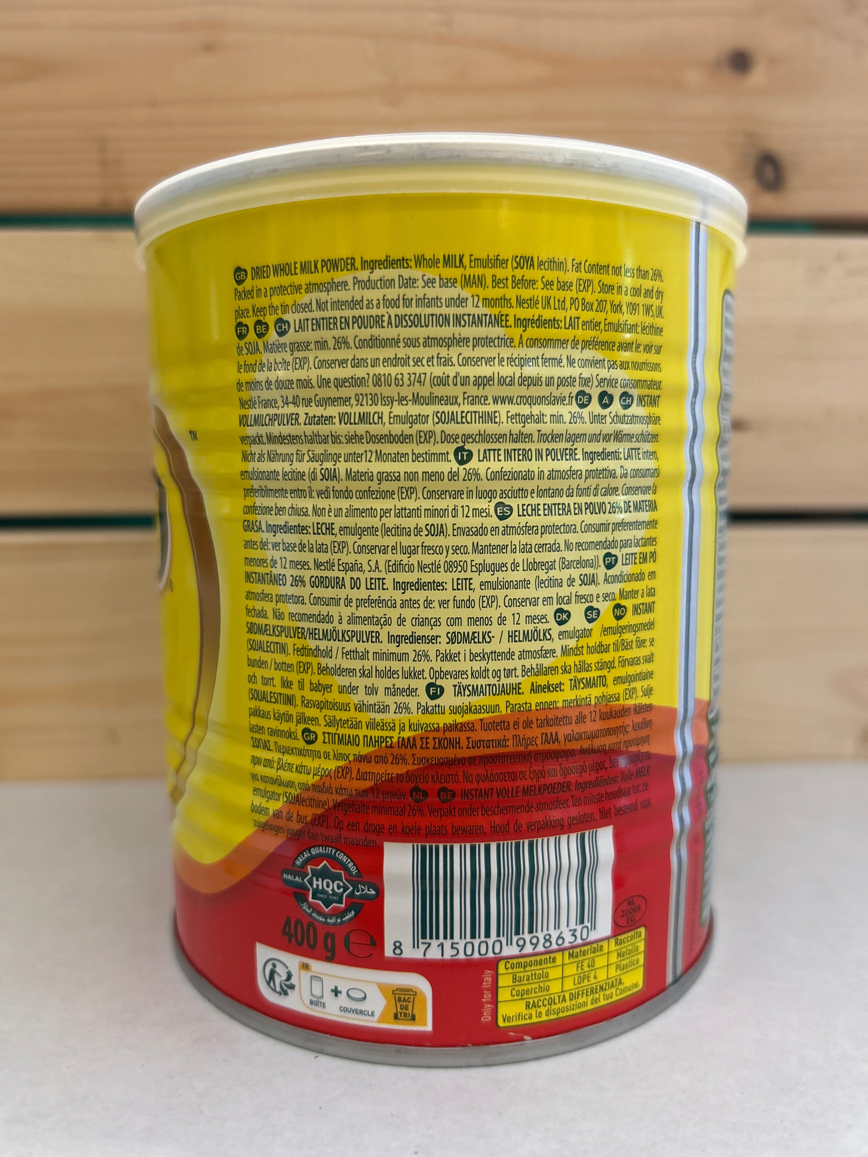 Lait en poudre (Leite em Pó Nido (Ninho)) - NESTLÉ - 400g