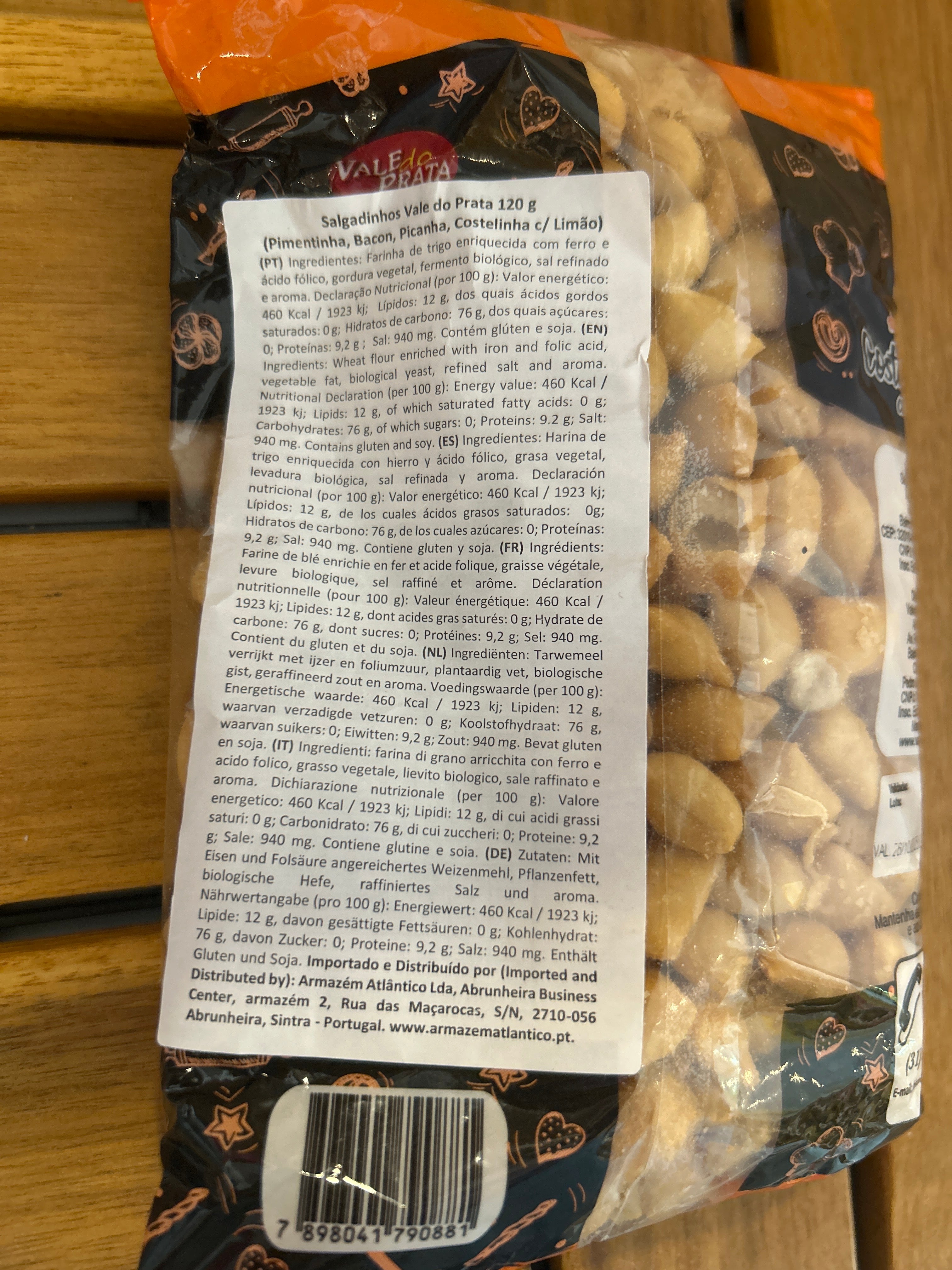 Snack flavor Rib (Snack flavor Rib) - VALE DO PRATA - 120g