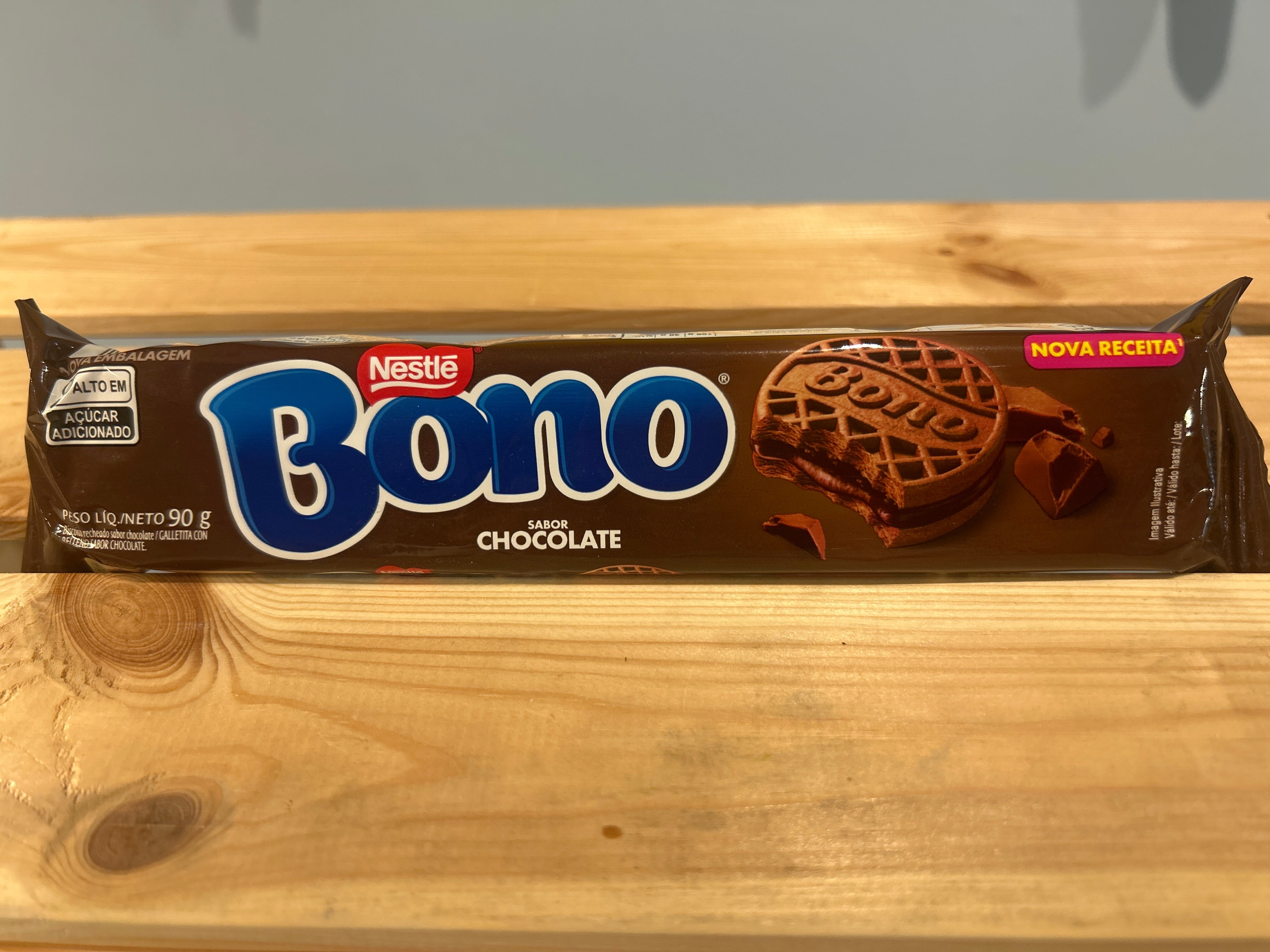Bono - Biscuits fourrés au chocolat (Bolacha Chocolate) NESTLÉ - 90g - Promotion