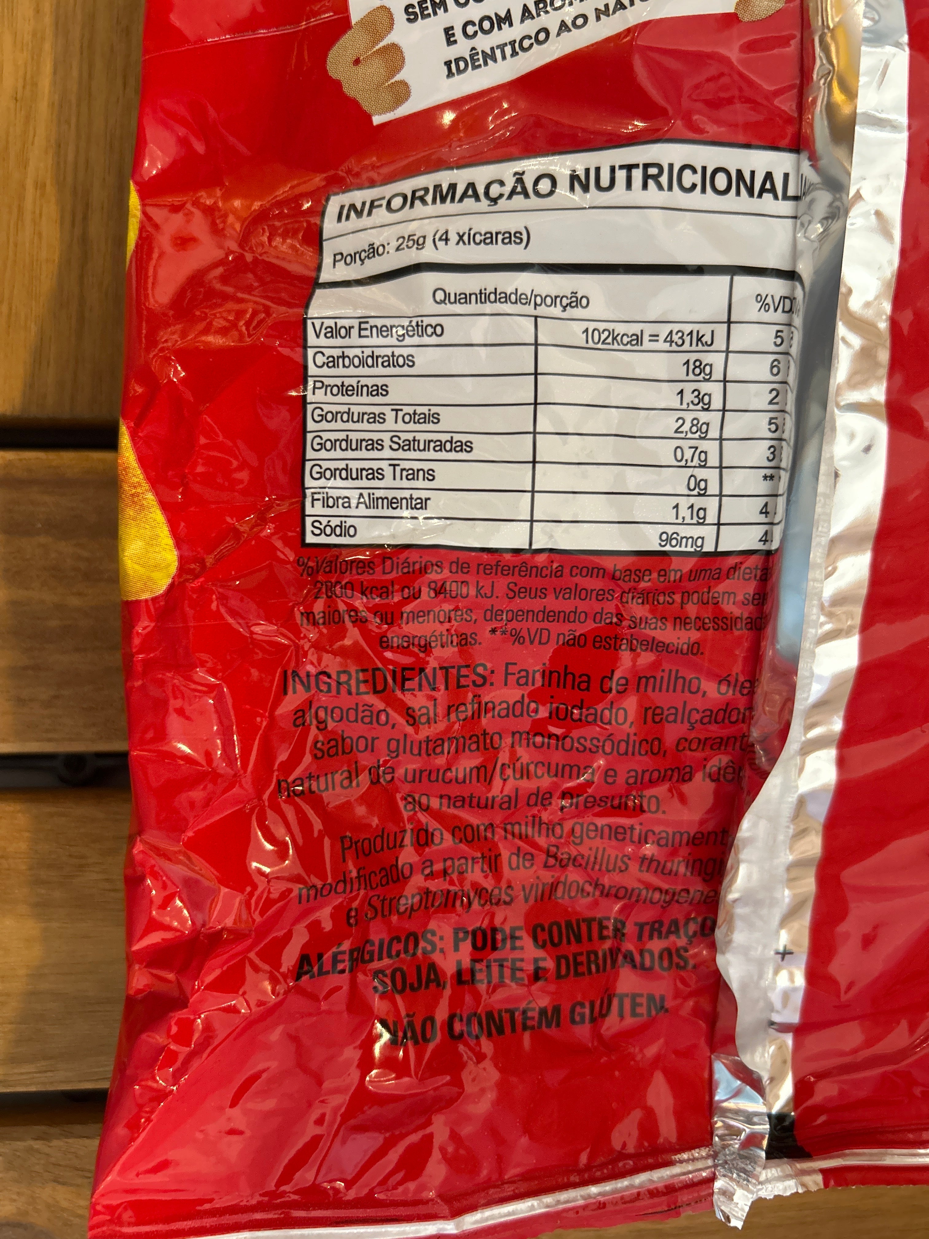 Ham flavor snack (Salgadinho Xipão Presunto) - ARITANA - 120g