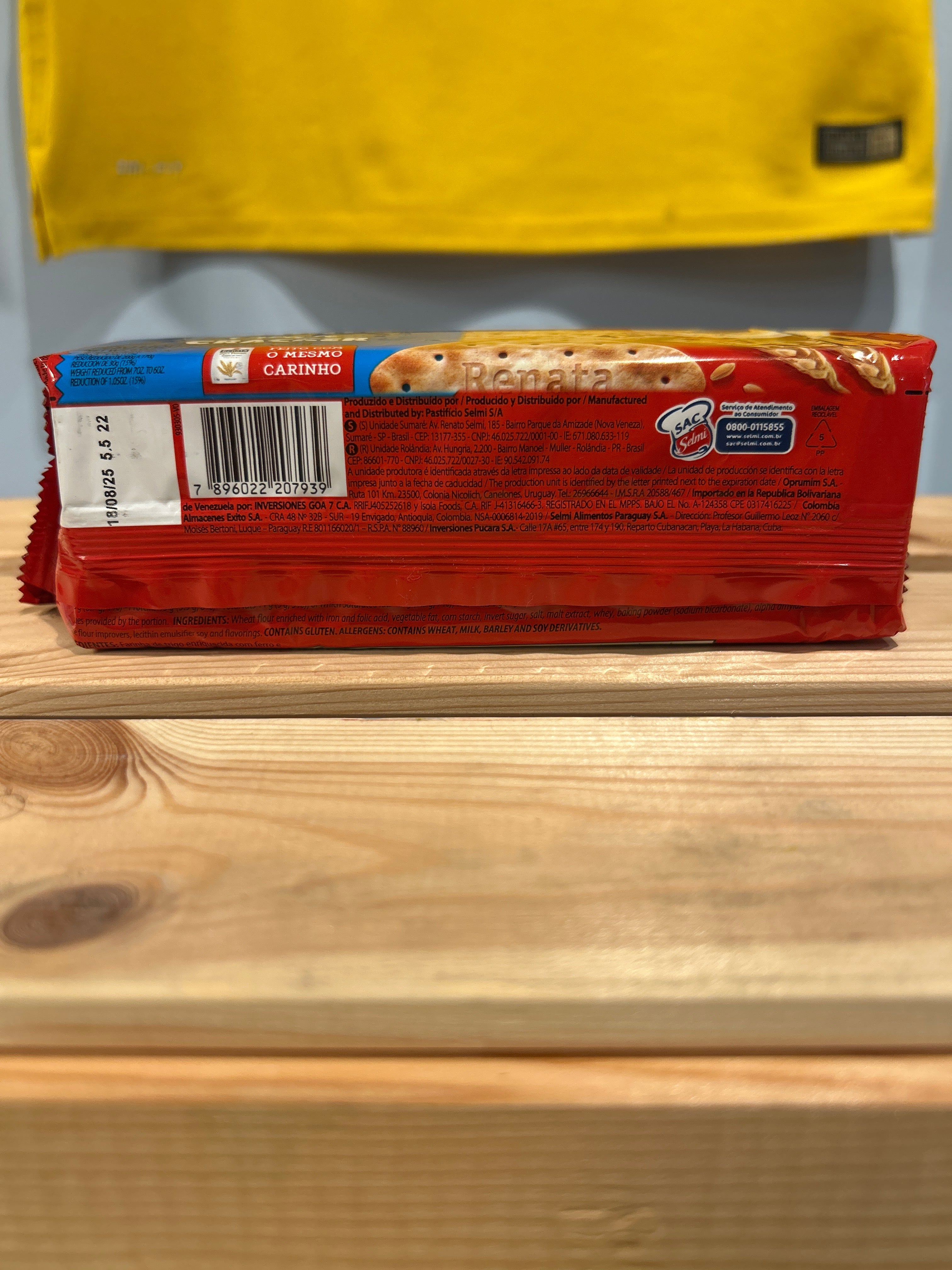 Biscuit Cracker - (Crème Biscoito Cream Cracker) - RENATA - 170g