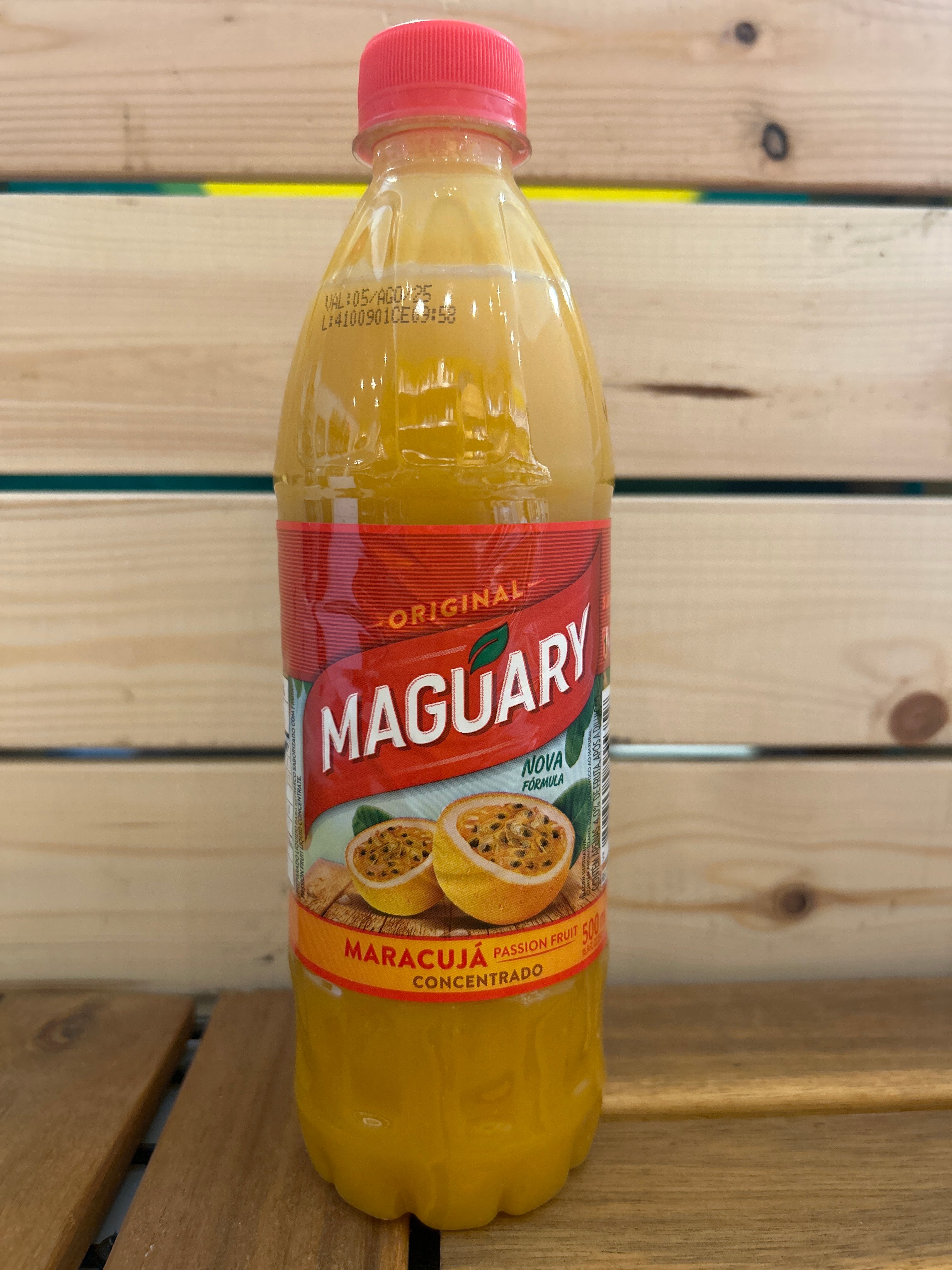 Jus de Fruits concentré Fruits (Fruits de la passion) (Suco Concentrado de Maracujá) - MAGUARY - 500ml