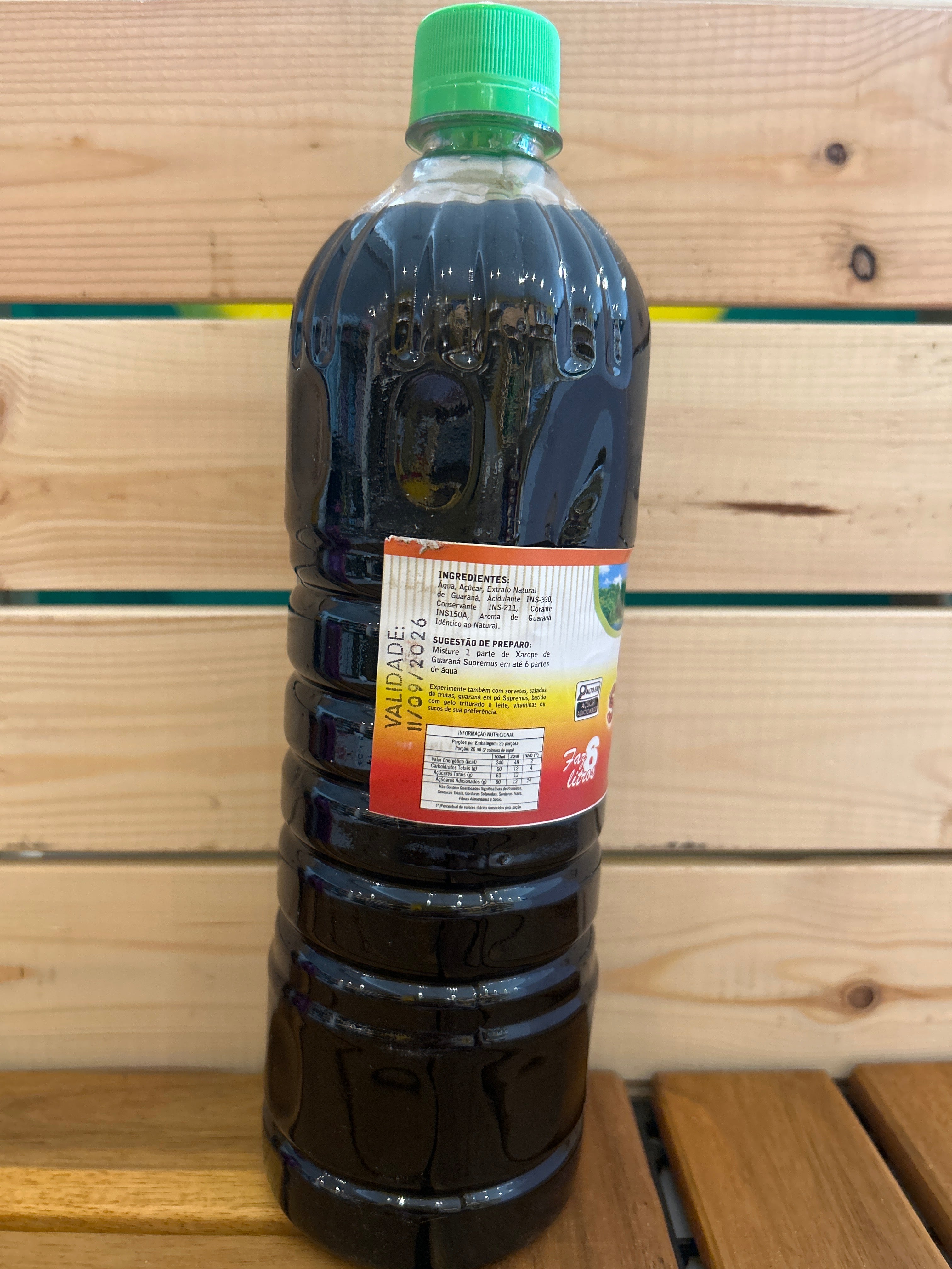 Sirop de Guaraná (Xarope de Guaraná) - SUPREMUS - 1L