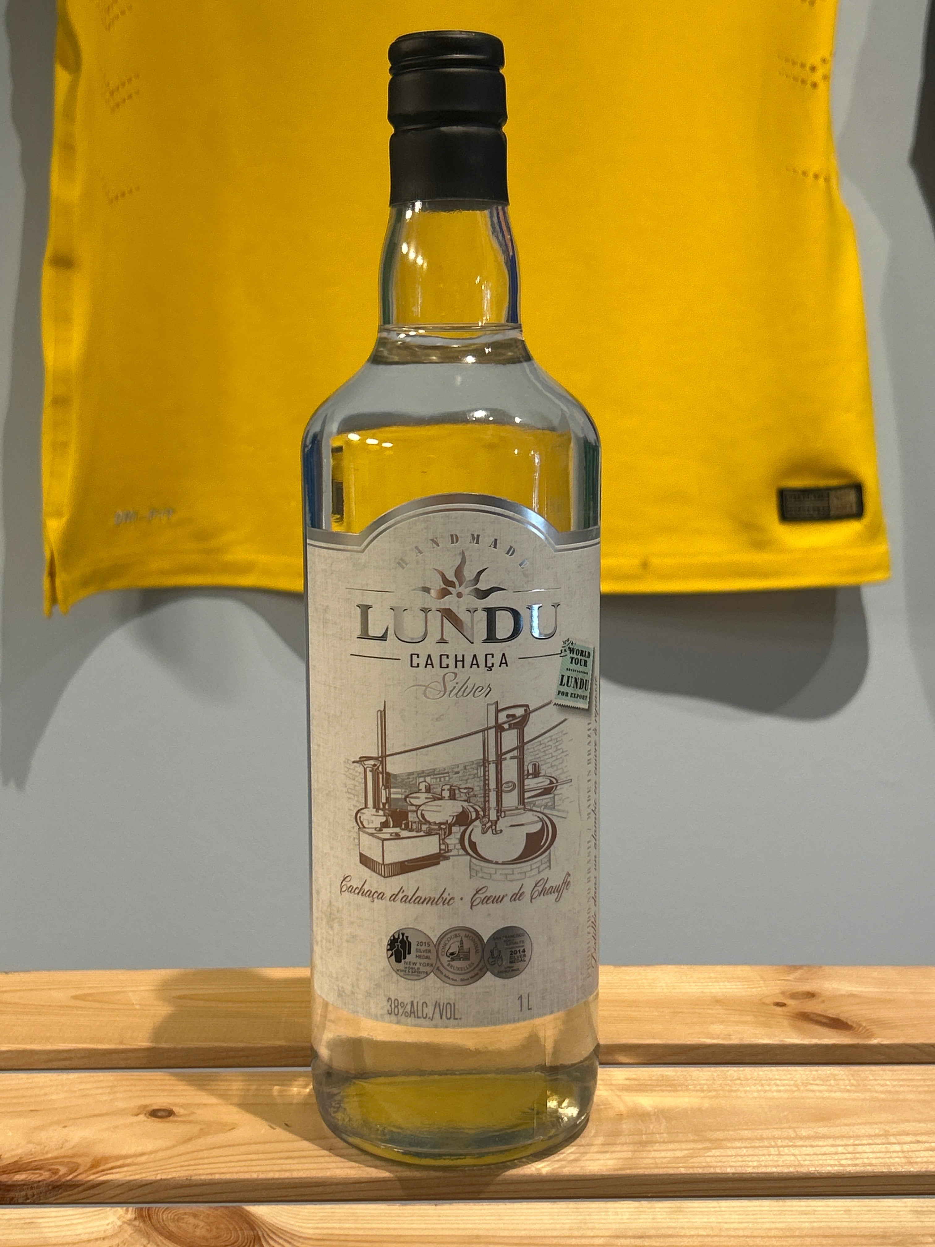 Cachaça Artesanal Silver (Cachaça Artisanale Silver) - LUNDU - 1L