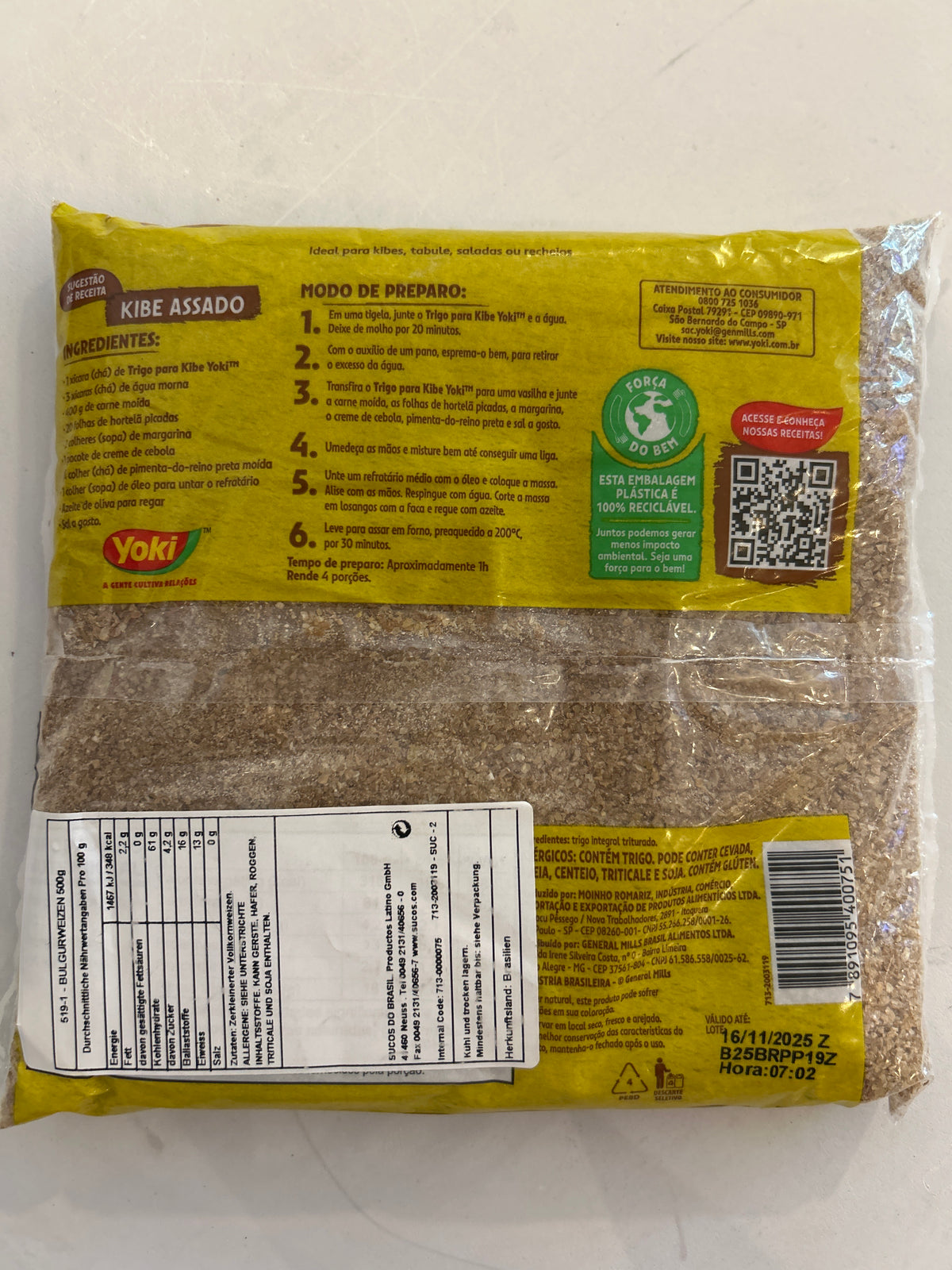 Combo - Grano per kibbeh - YOKI - 500g - 4 unità