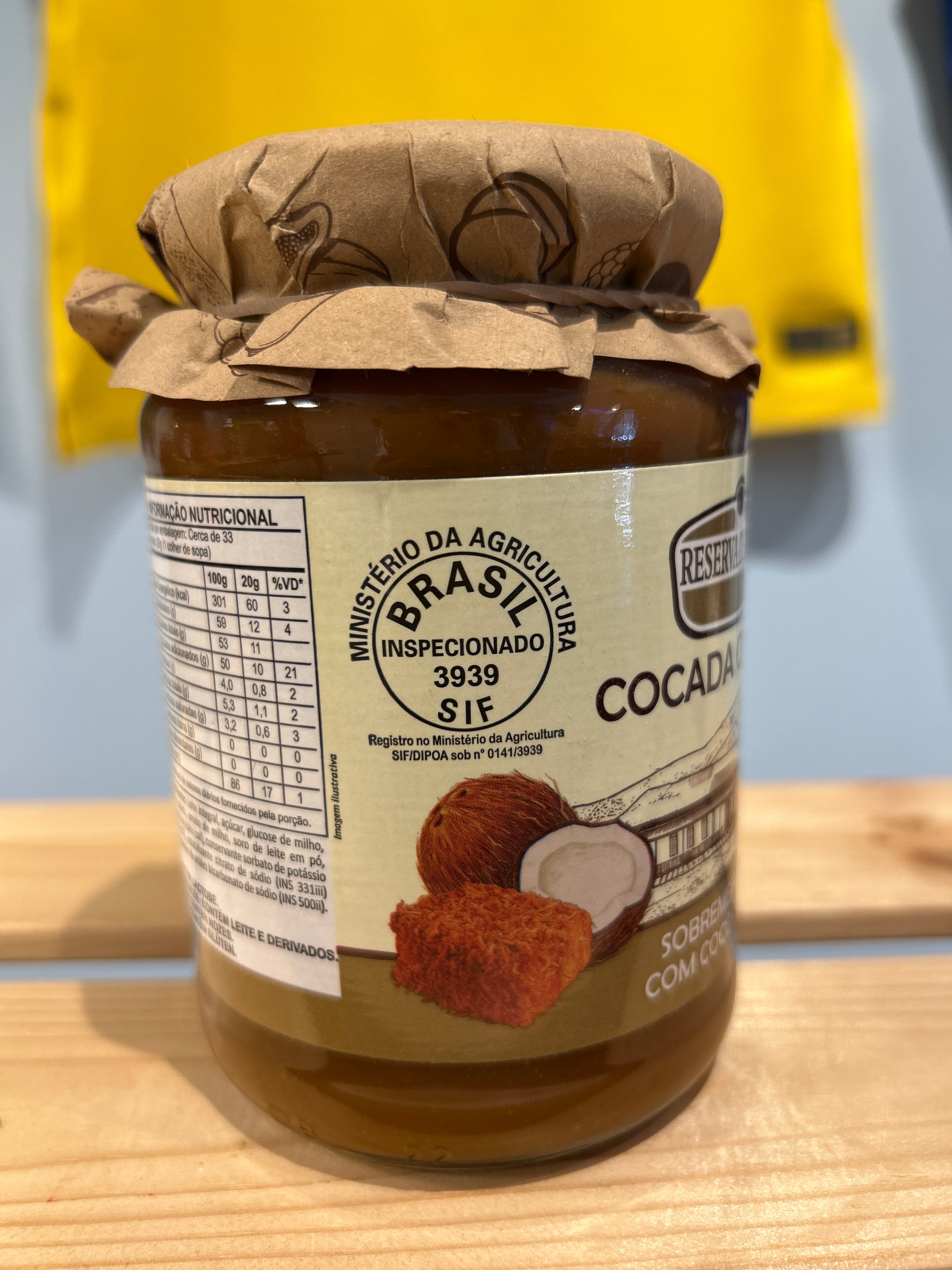 Dessert brûlé à la noix de coco (Cocada brune crémeuse) - MINAS RESERVE - 650g