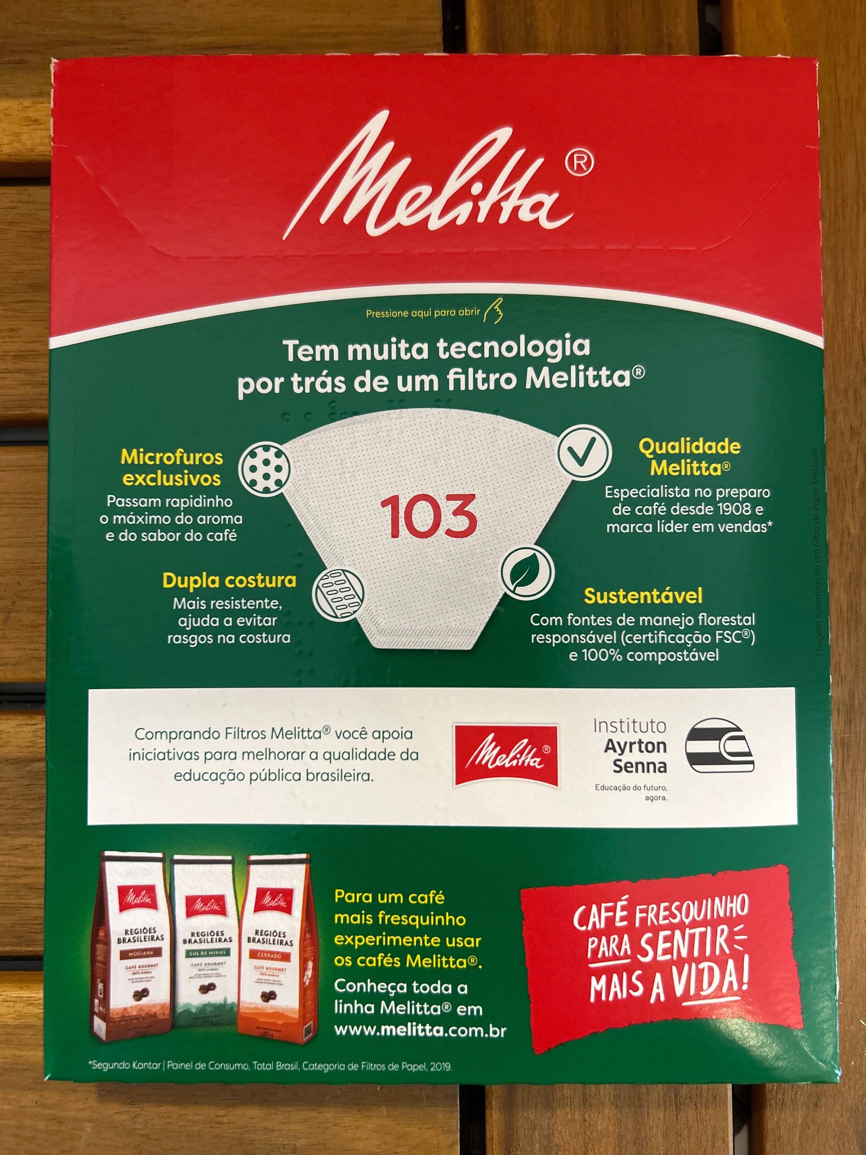 Coffee filters (Paper Filter 103) - MELITTA