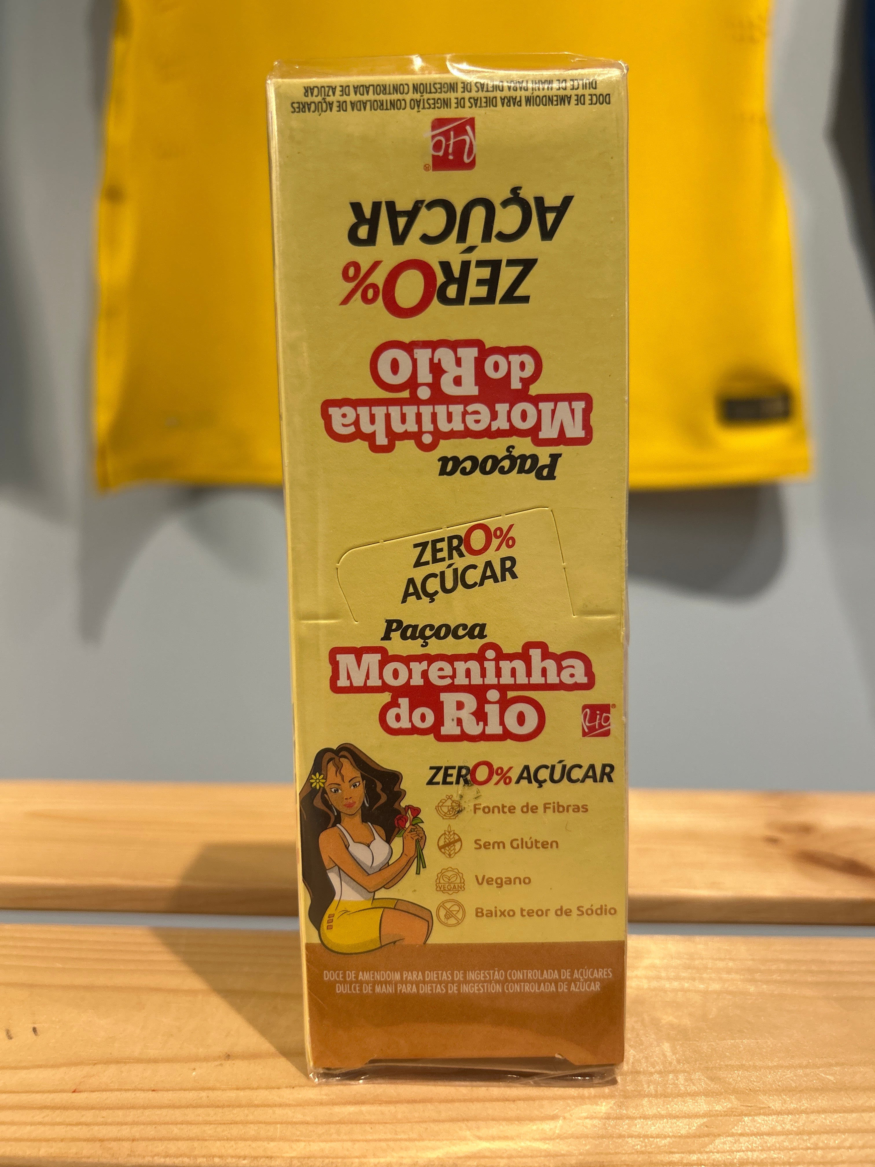 Douceur poudre de cacahuète zéros sucre forme rectangle (Paçoca Quadrada Zero Açúcar) MORENINHA DO RIO - 276g