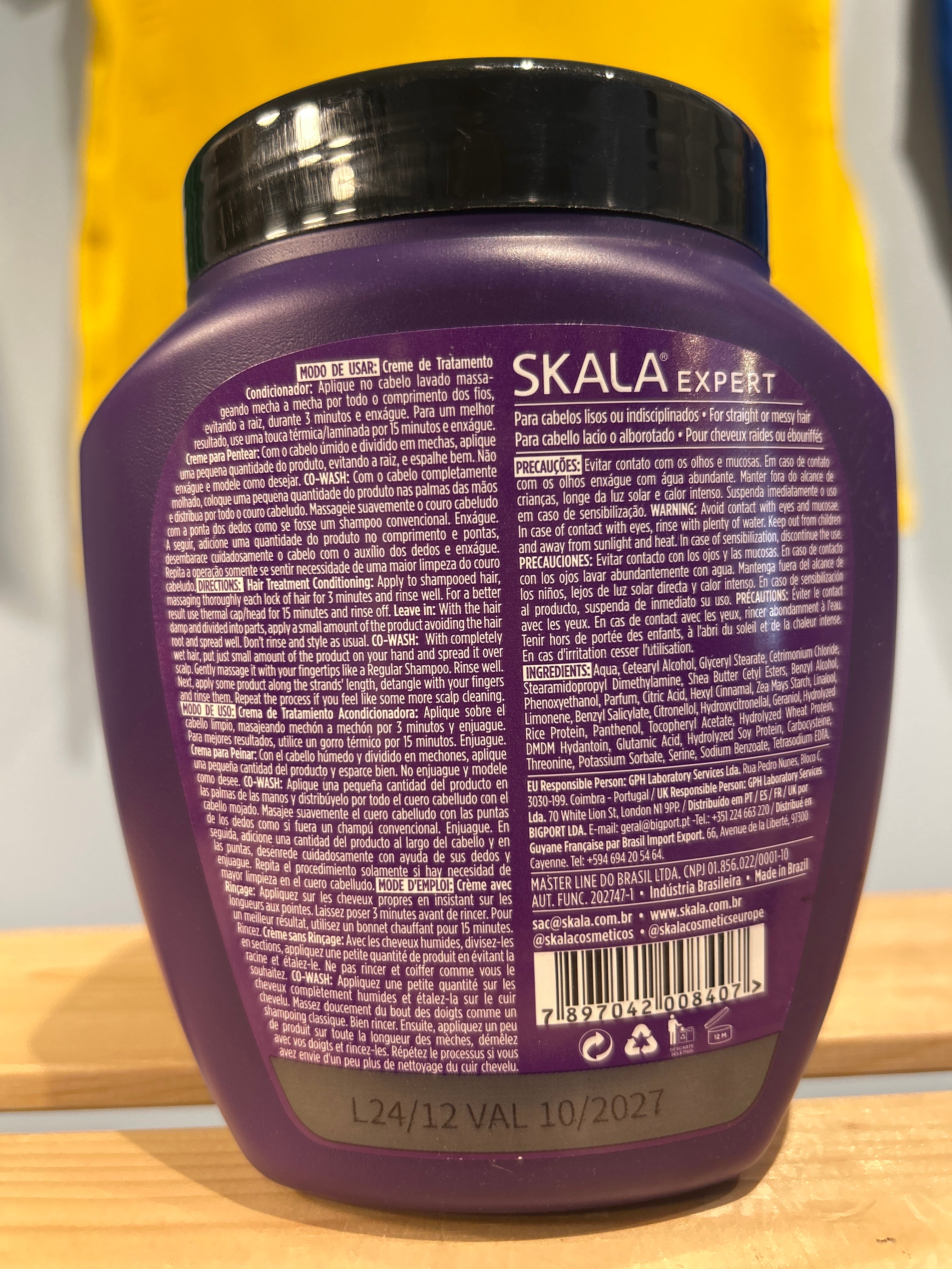 Crème Capillaire Plus Lisci (Crema Capillare Più Lisci) - SKALA - 1kg