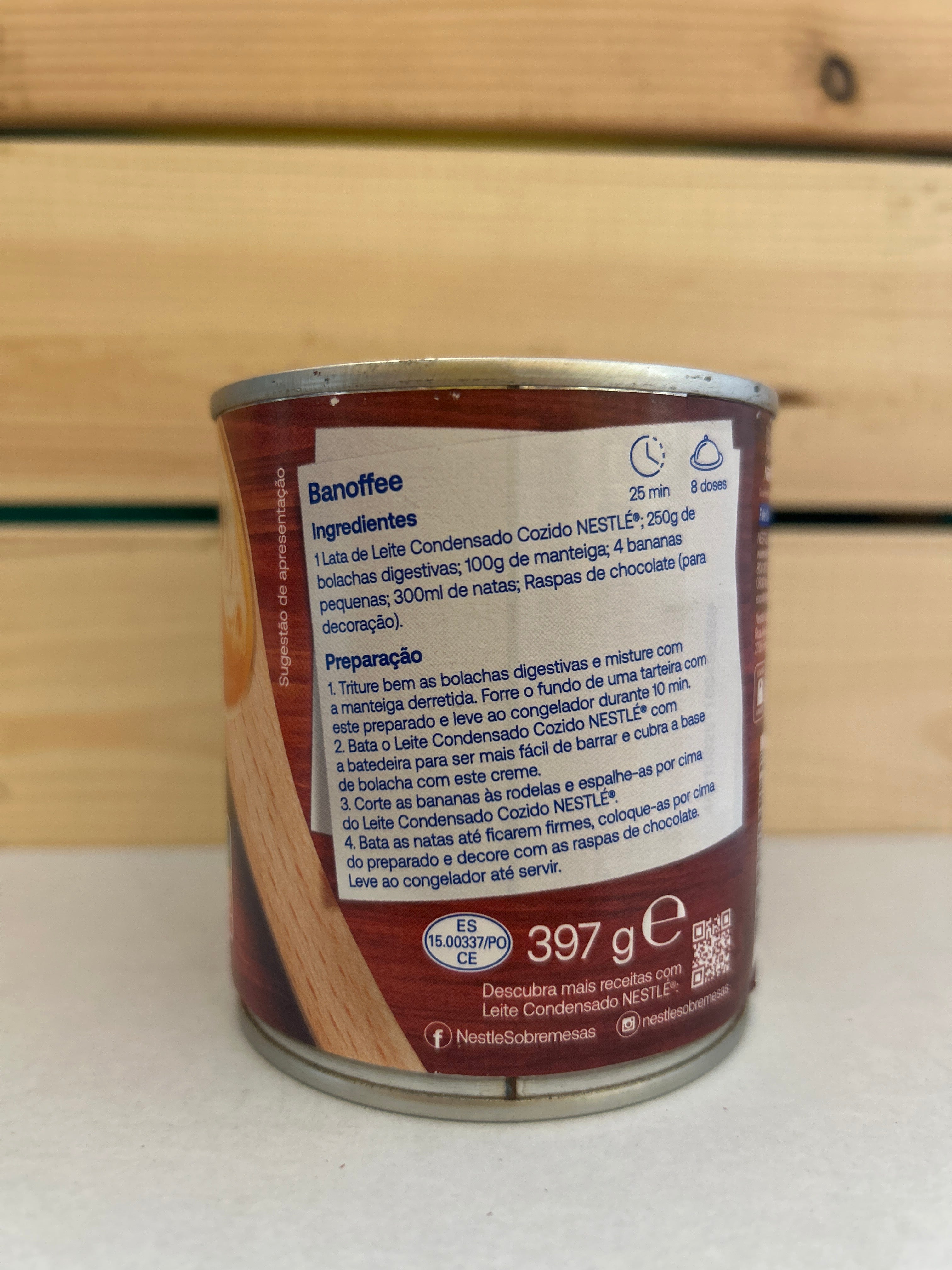 Latte condensato cotto (Lait Concentré Cuit) - NESTLÉ - 397g