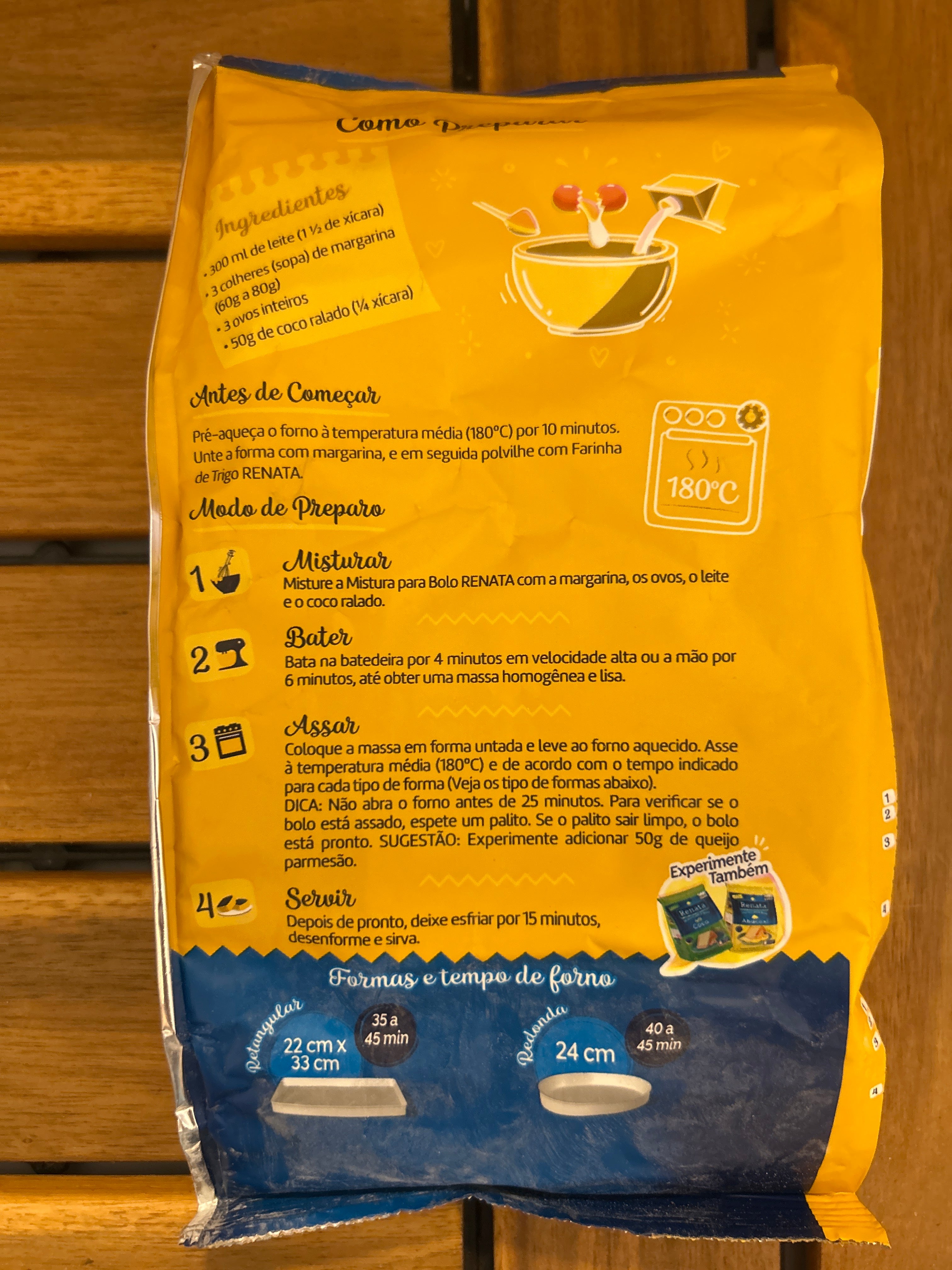 Préparation pour Gâteau de Manioc (Mistura para Bolo de Aipim)- RENATA - 400g