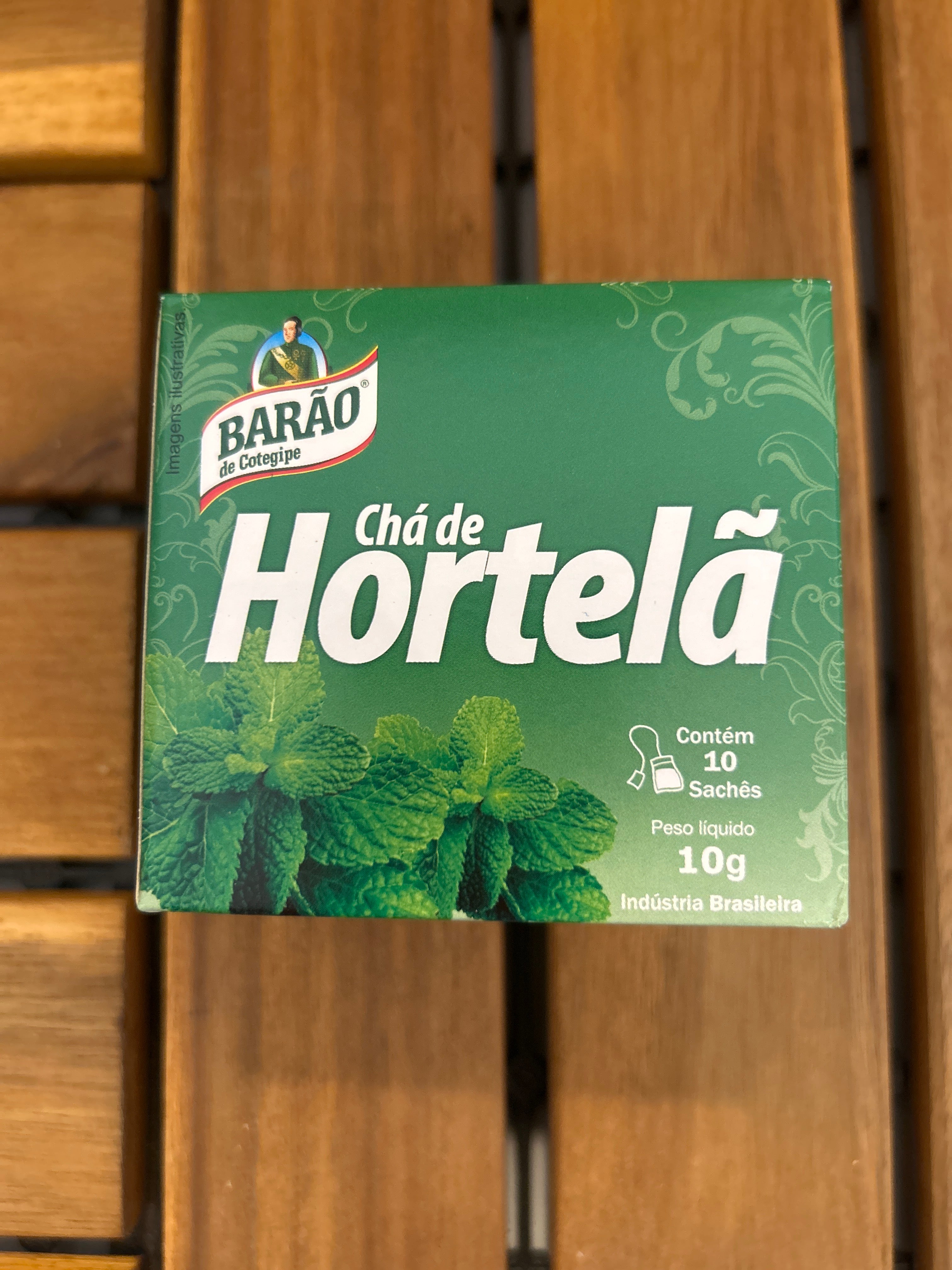 Tisane à la menthe (10 sachets) (Thé à la Menthe 10 sachets) - BARÃO