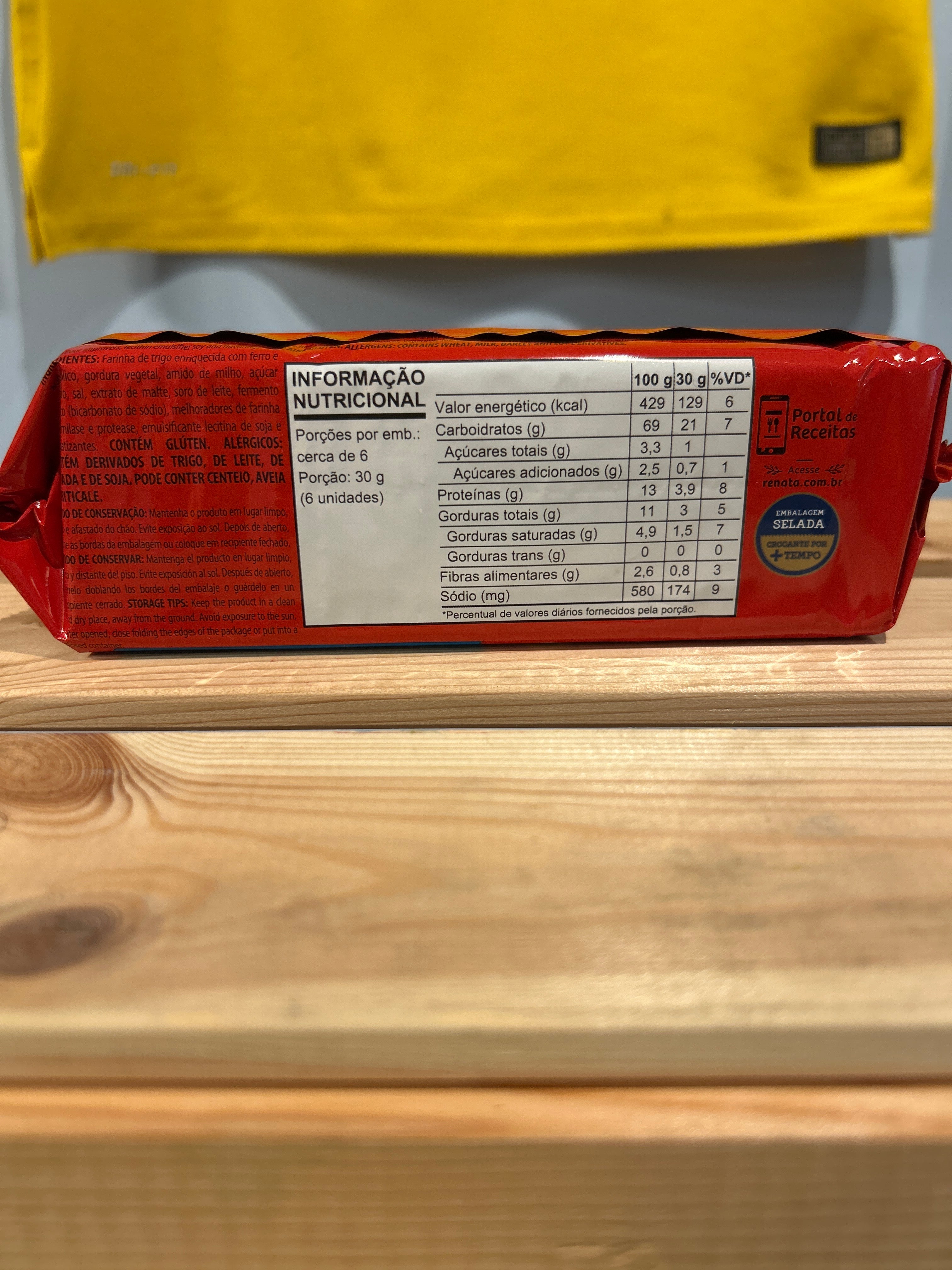 Biscuit Cracker - (Crème Biscoito Cream Cracker) - RENATA - 170g