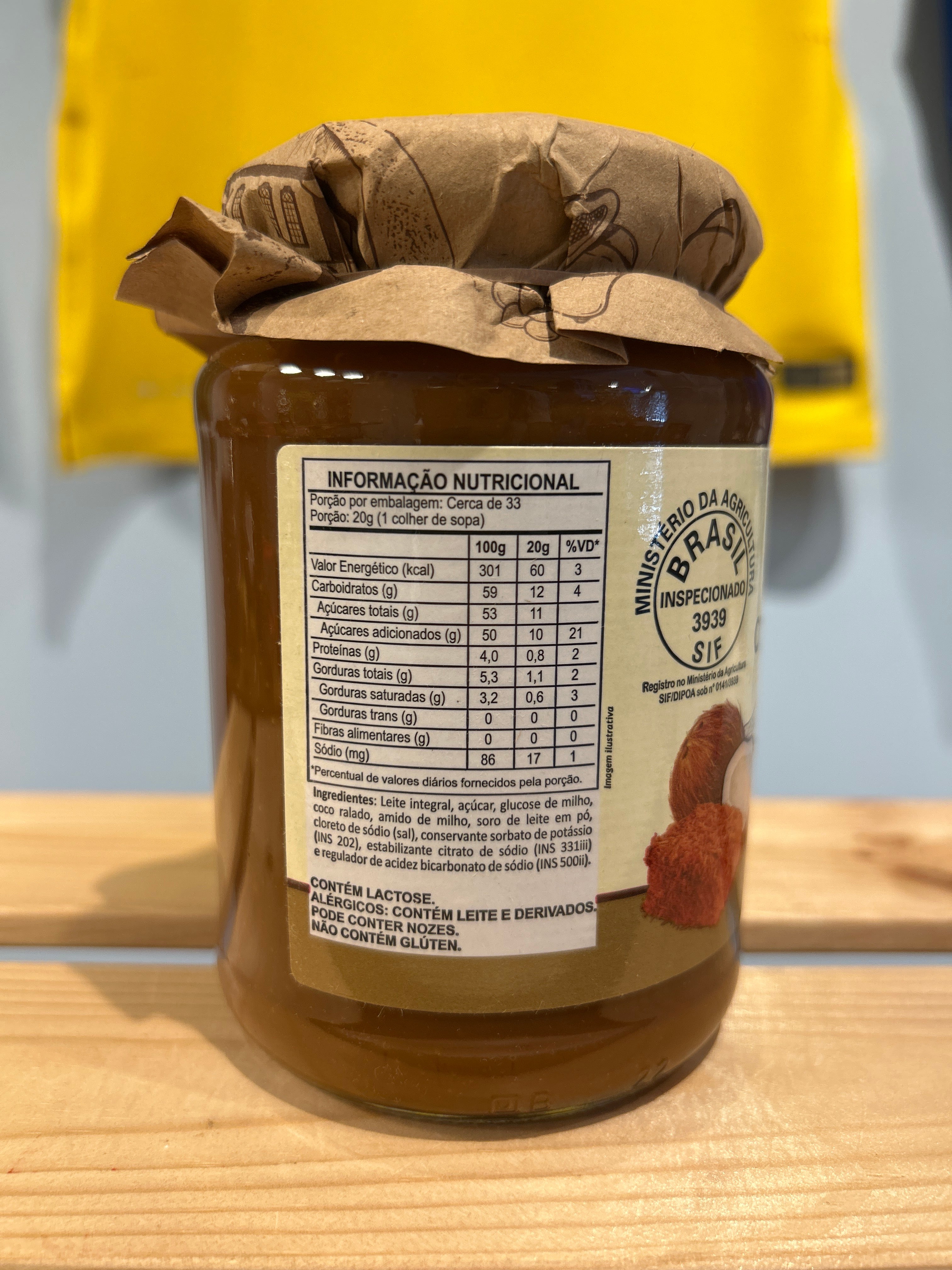 Dessert brûlé à la noix de coco (Cocada brune crémeuse) - MINAS RESERVE - 650g