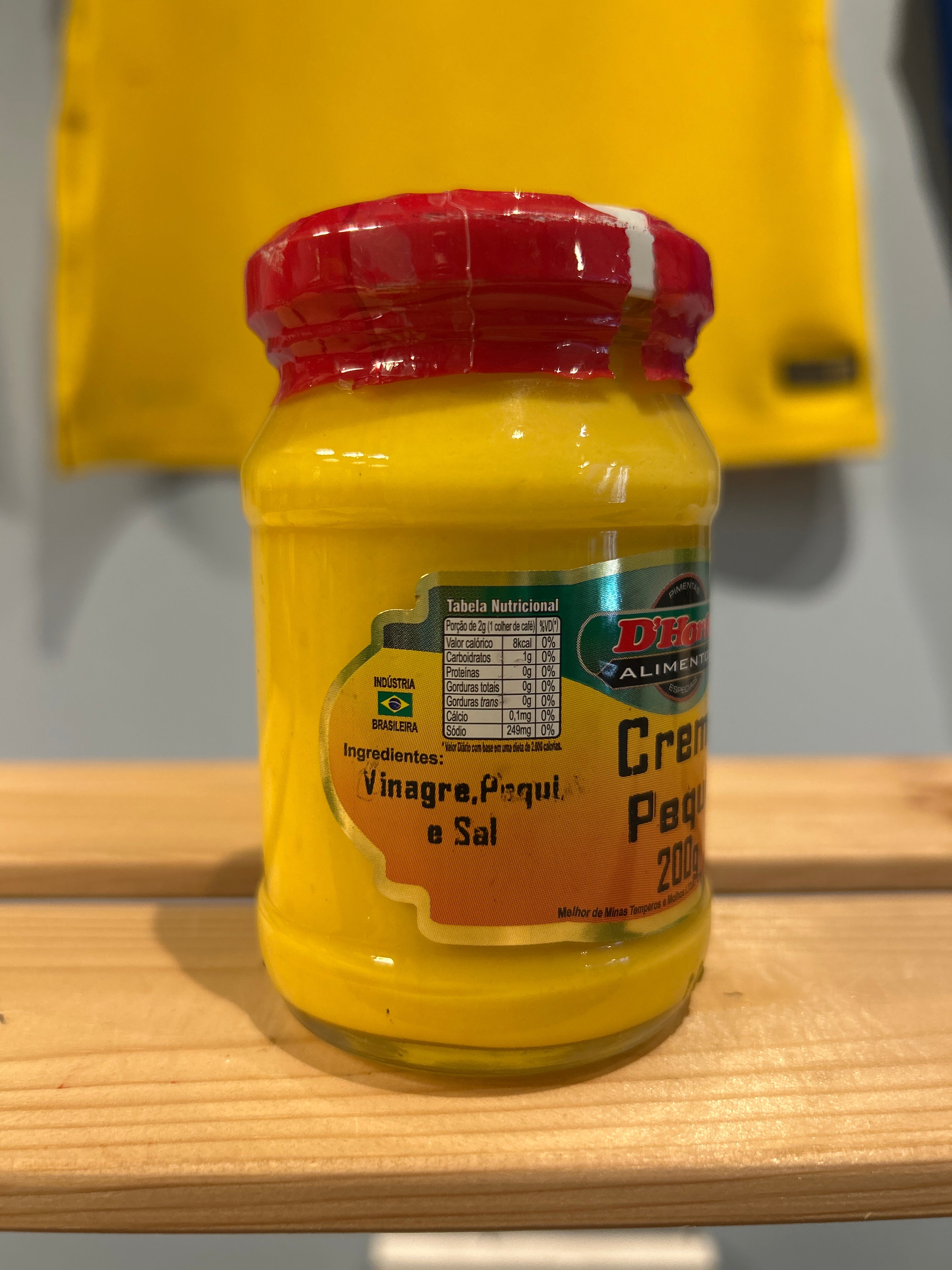 Crème de Pequi (Pequi Cream) - D'HORTA - 200g