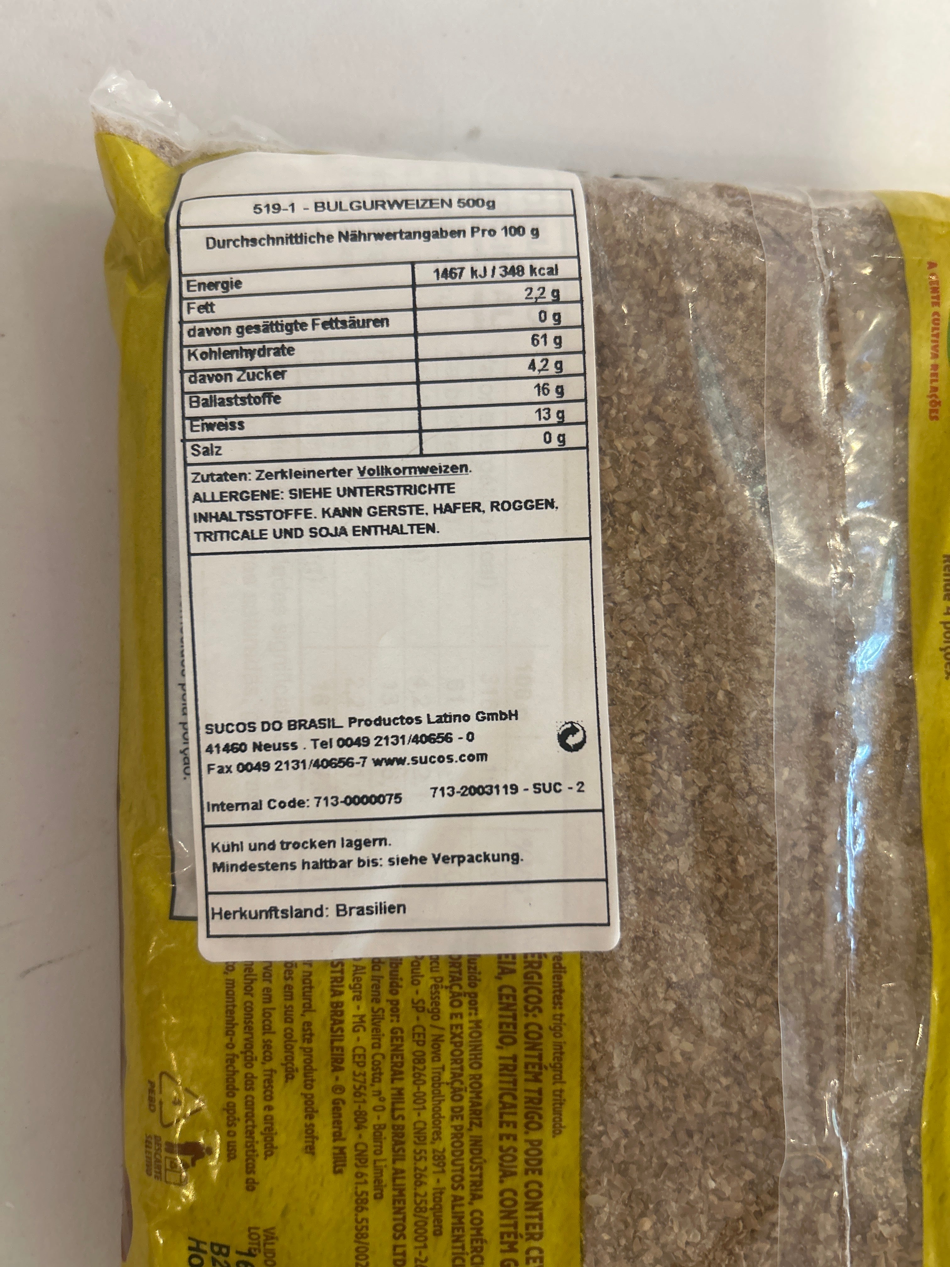 Bulgur (Wheat for Kibe) - YOKI - 500g