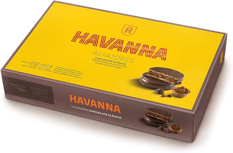 Alfajor au Chocolat (Alfajor de Chocolate)- HAVANNA - 660g