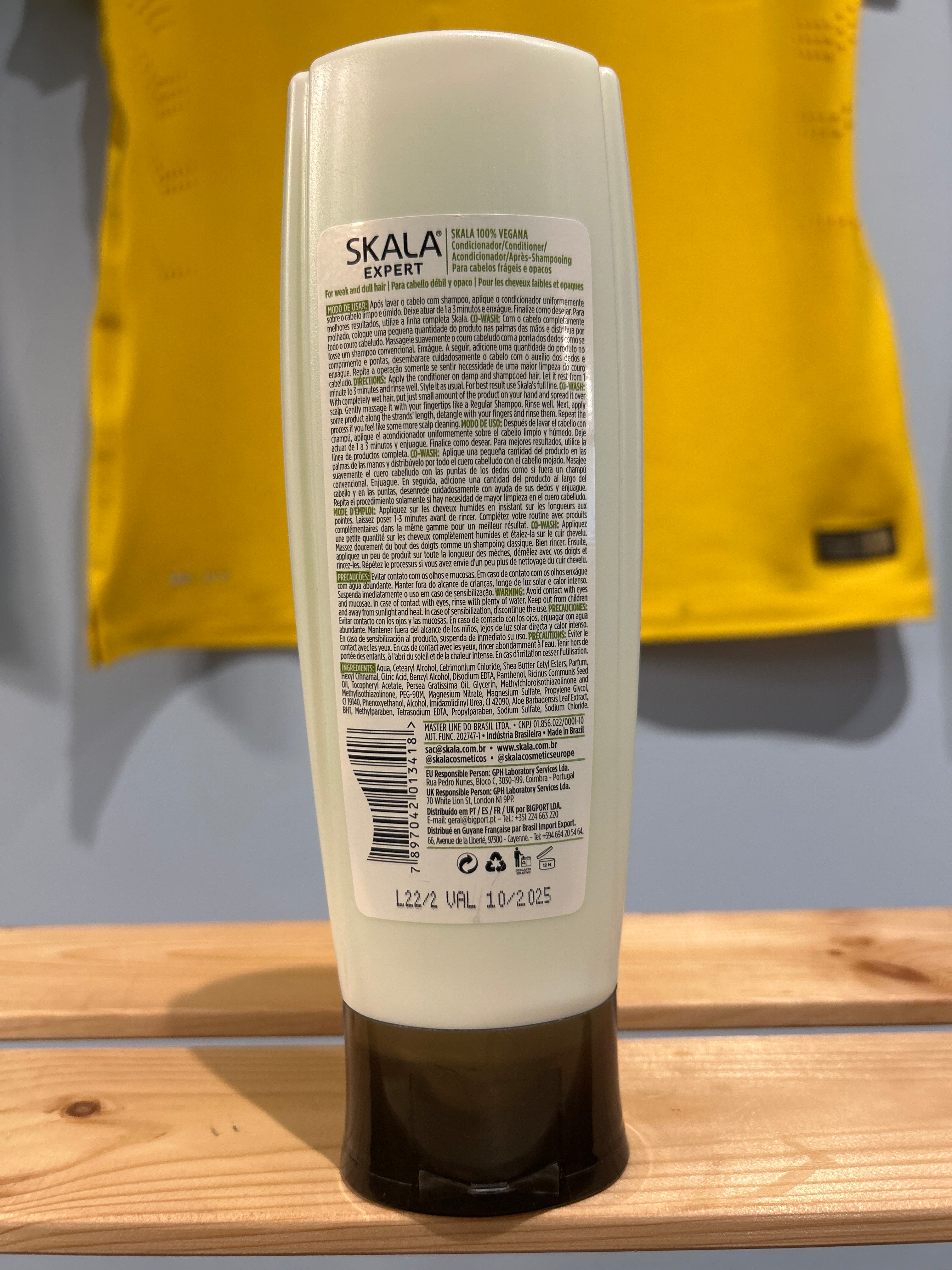Après-shampooing bombe de vitamines Avocat (Condicionador Bomba de Vitaminas Abacate) - SKALA - 325ml