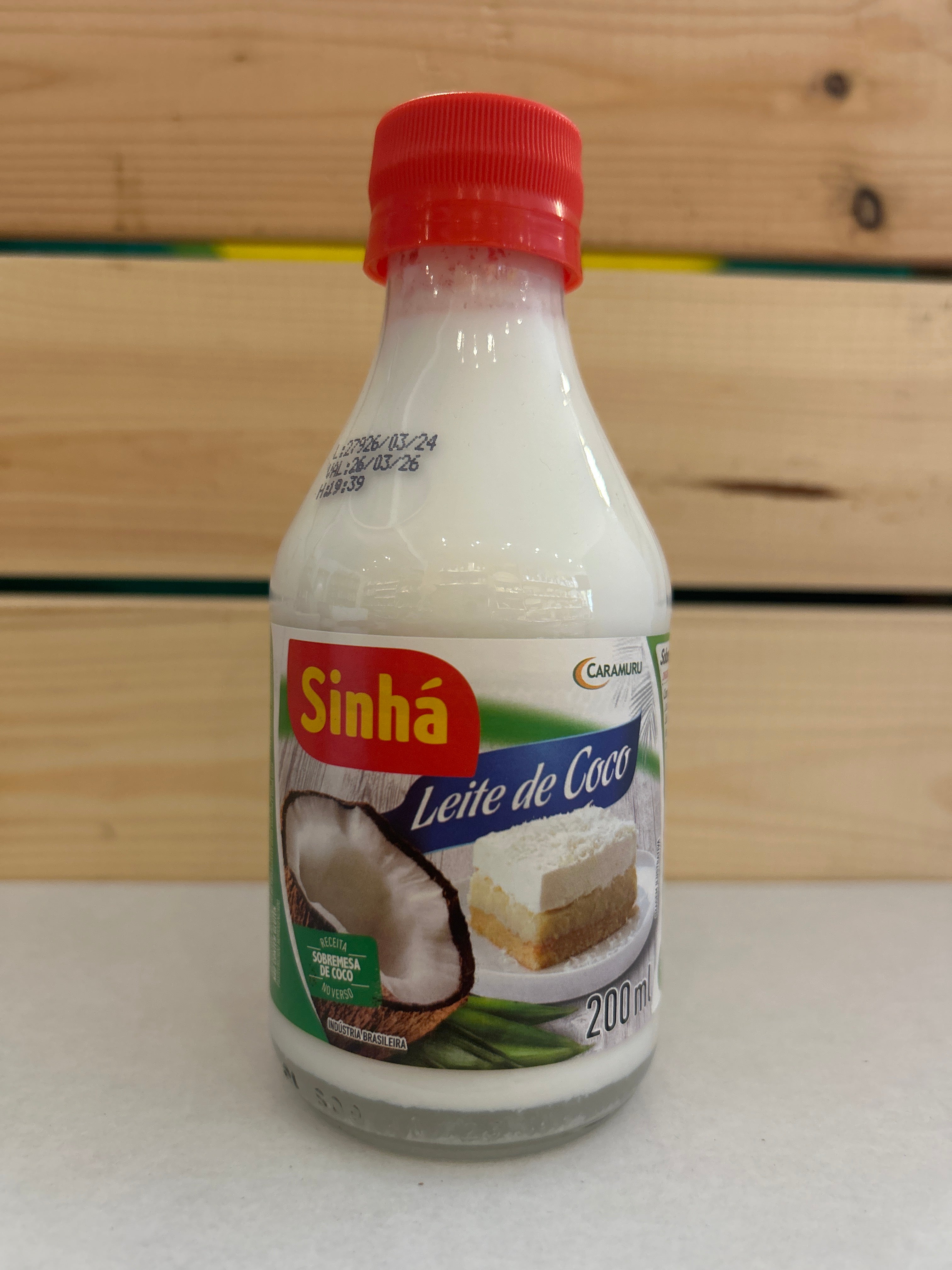 Latte di cocco (Lait de Coco) - Sinhá - 200ml