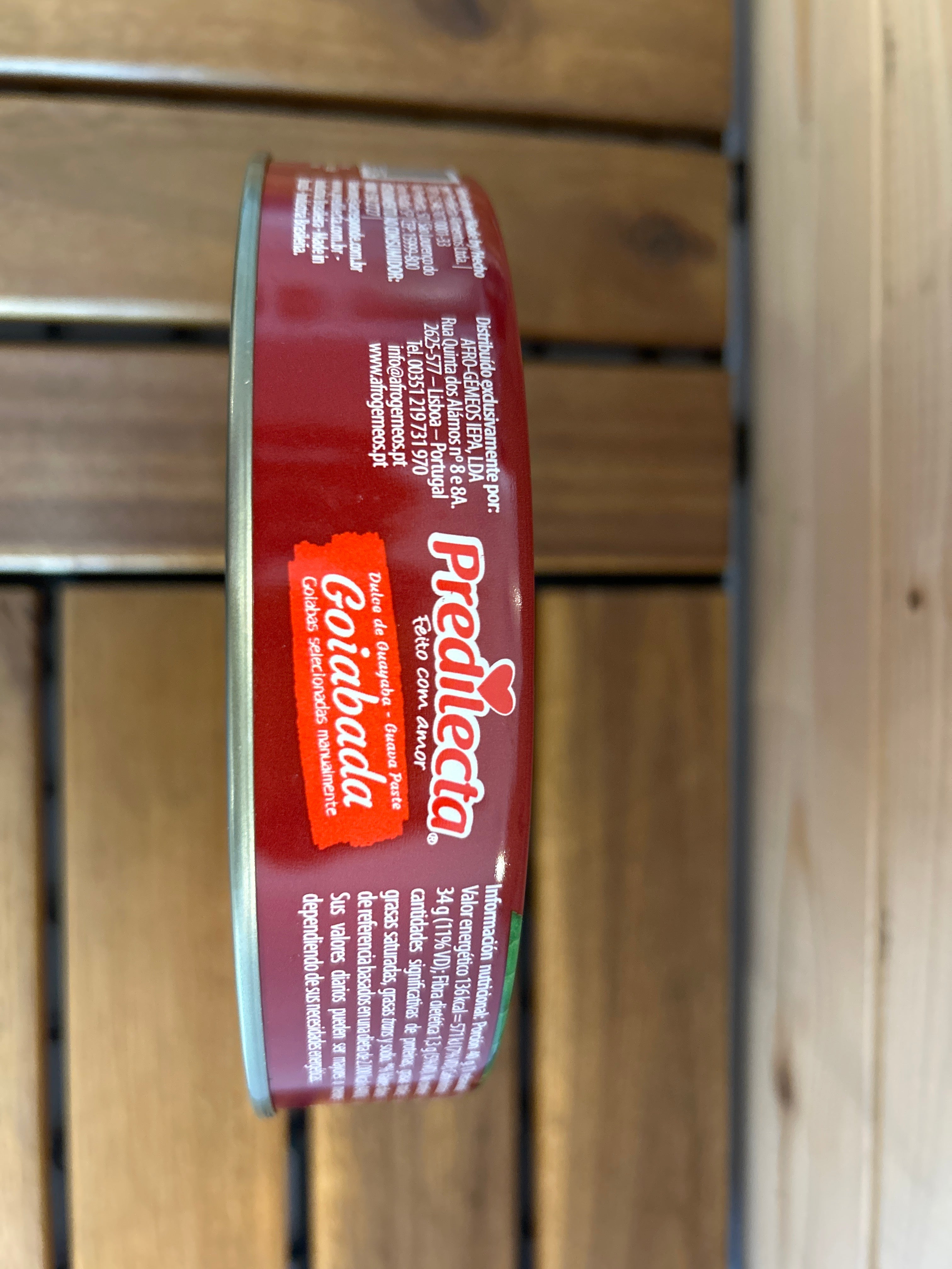 Pâte de Fruit à la Goyave en boite (Goiabada Lata) - PREDILECTA - 600g