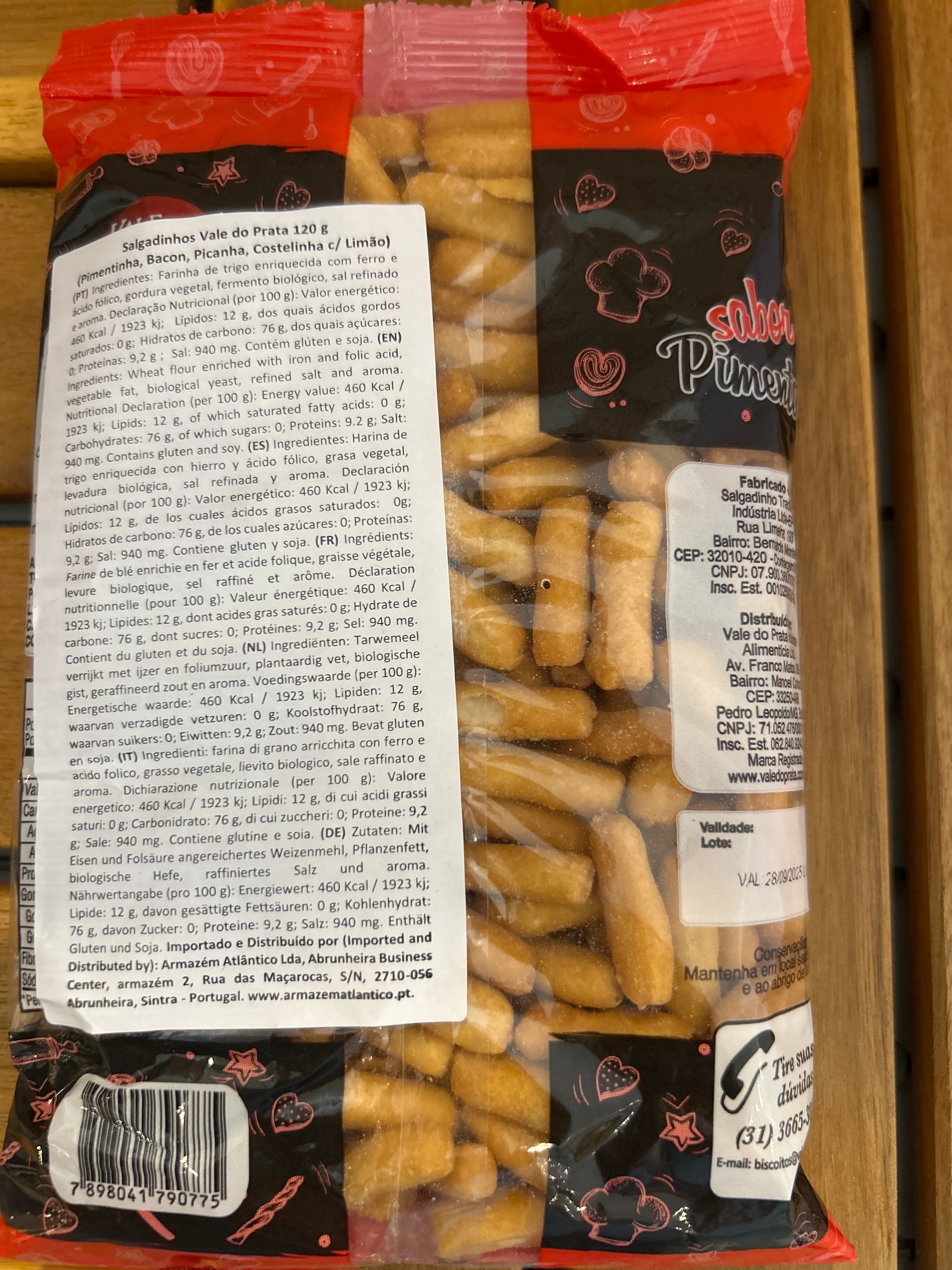 Spicy Snack (Salgadinho Pimentinha) - VALE DO PRATA - 120g