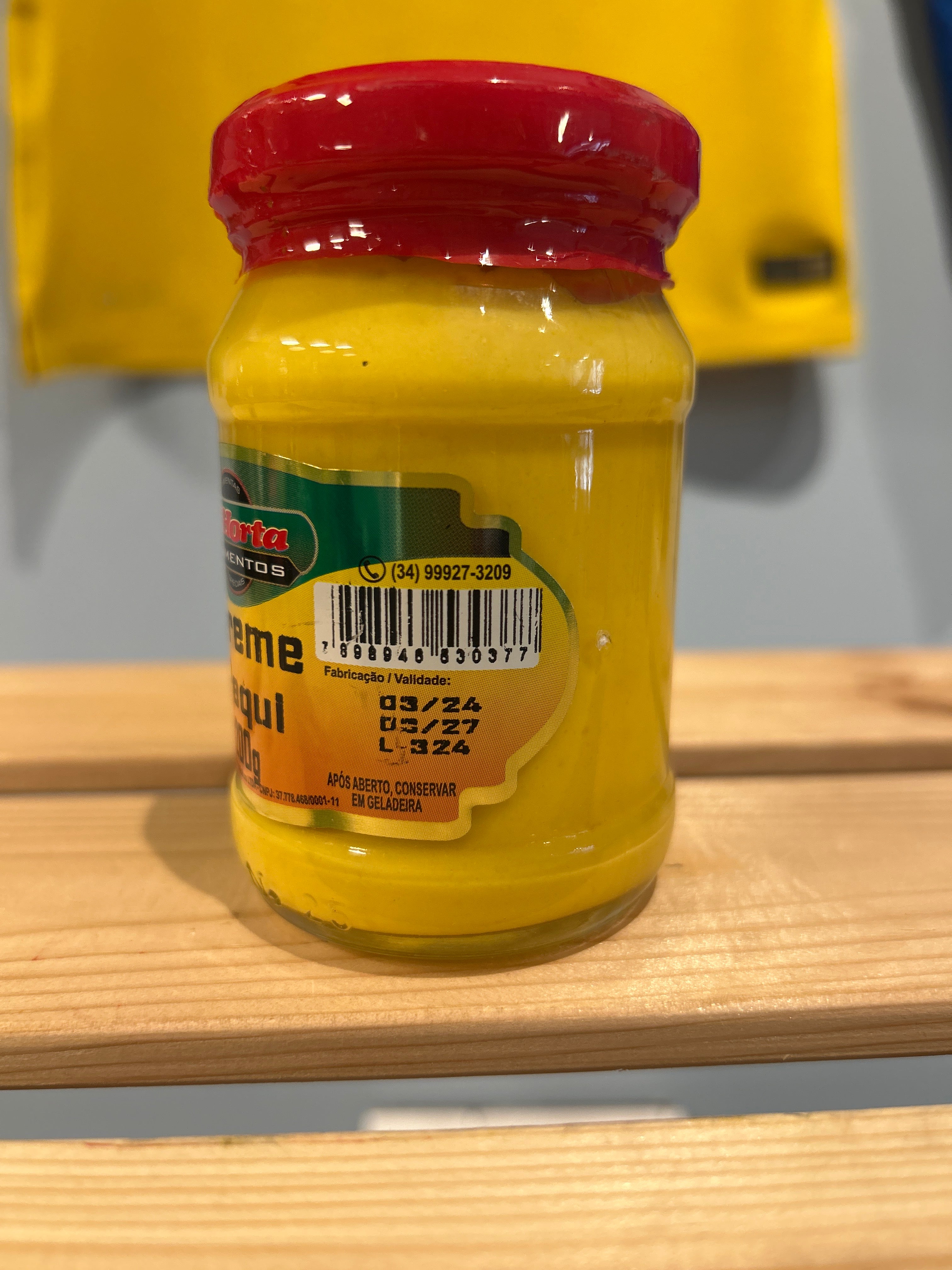 Crème de Pequi (Pequi Cream) - D'HORTA - 200g