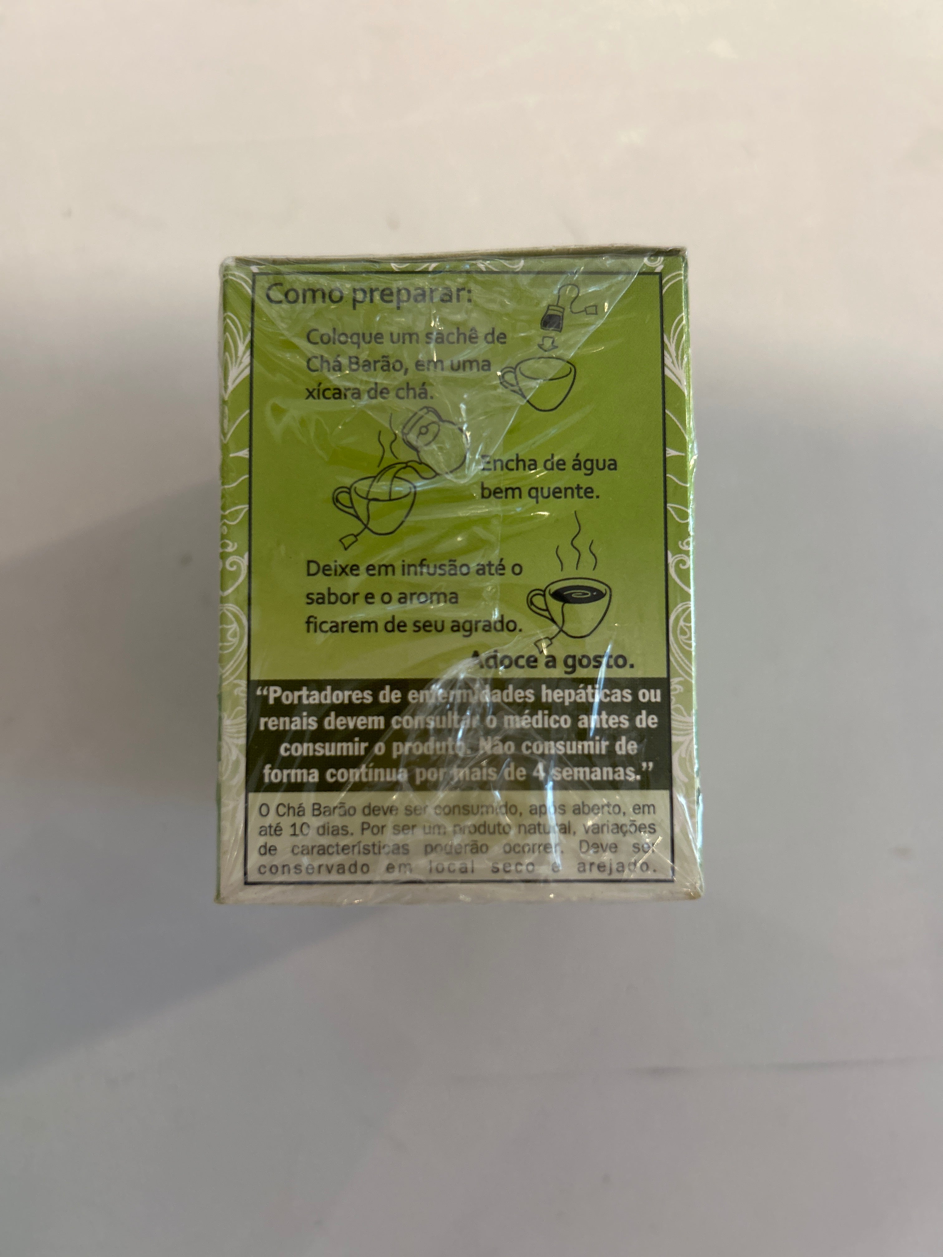 Combo - Thé de Boldo - BARÃO - Contient 10 sachets - Achetez 3 et obtenez 10% de réduction