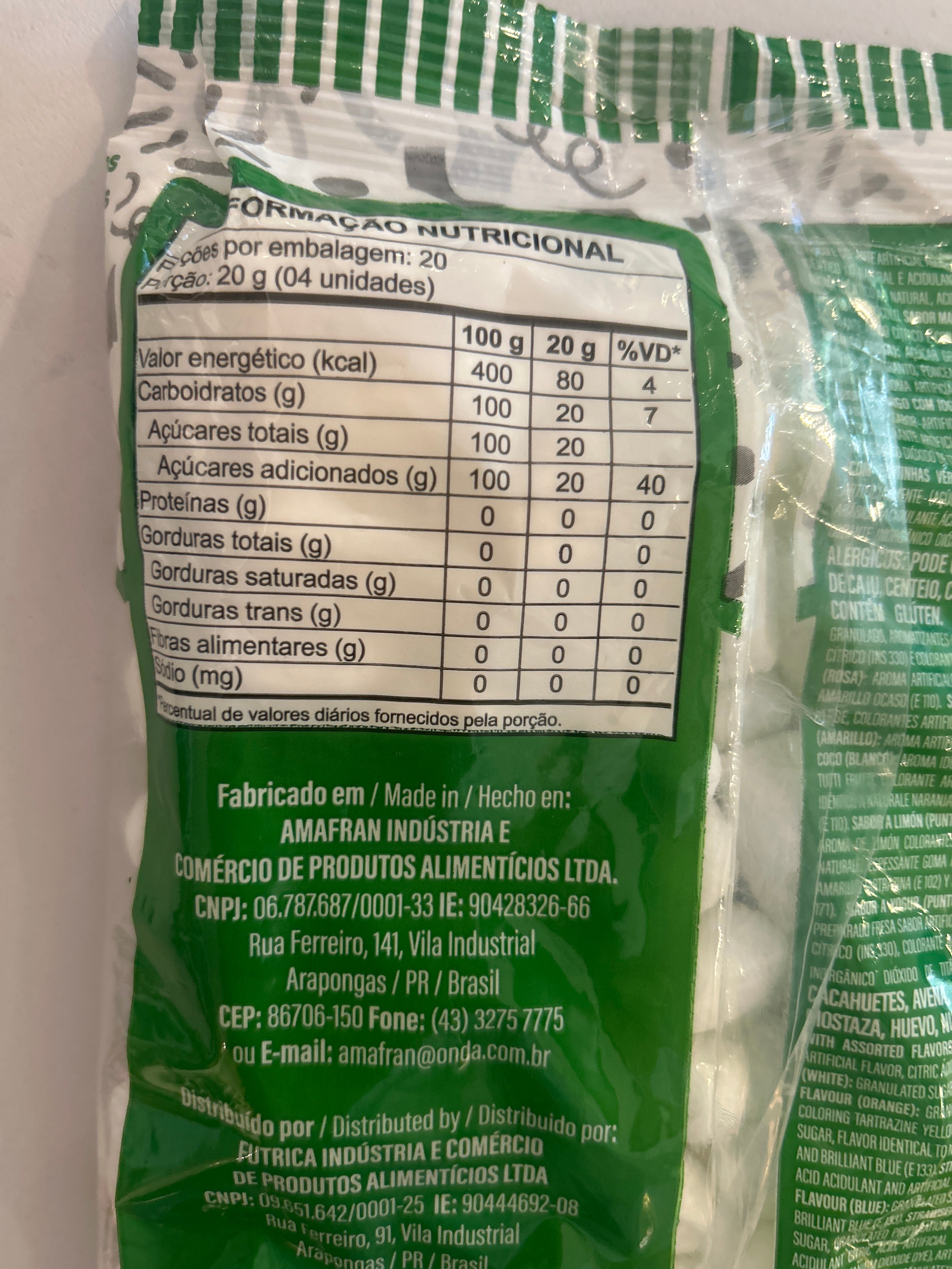 Bonbons alla noce di cocco (Bala de Coco) - FUTRICA - 400g