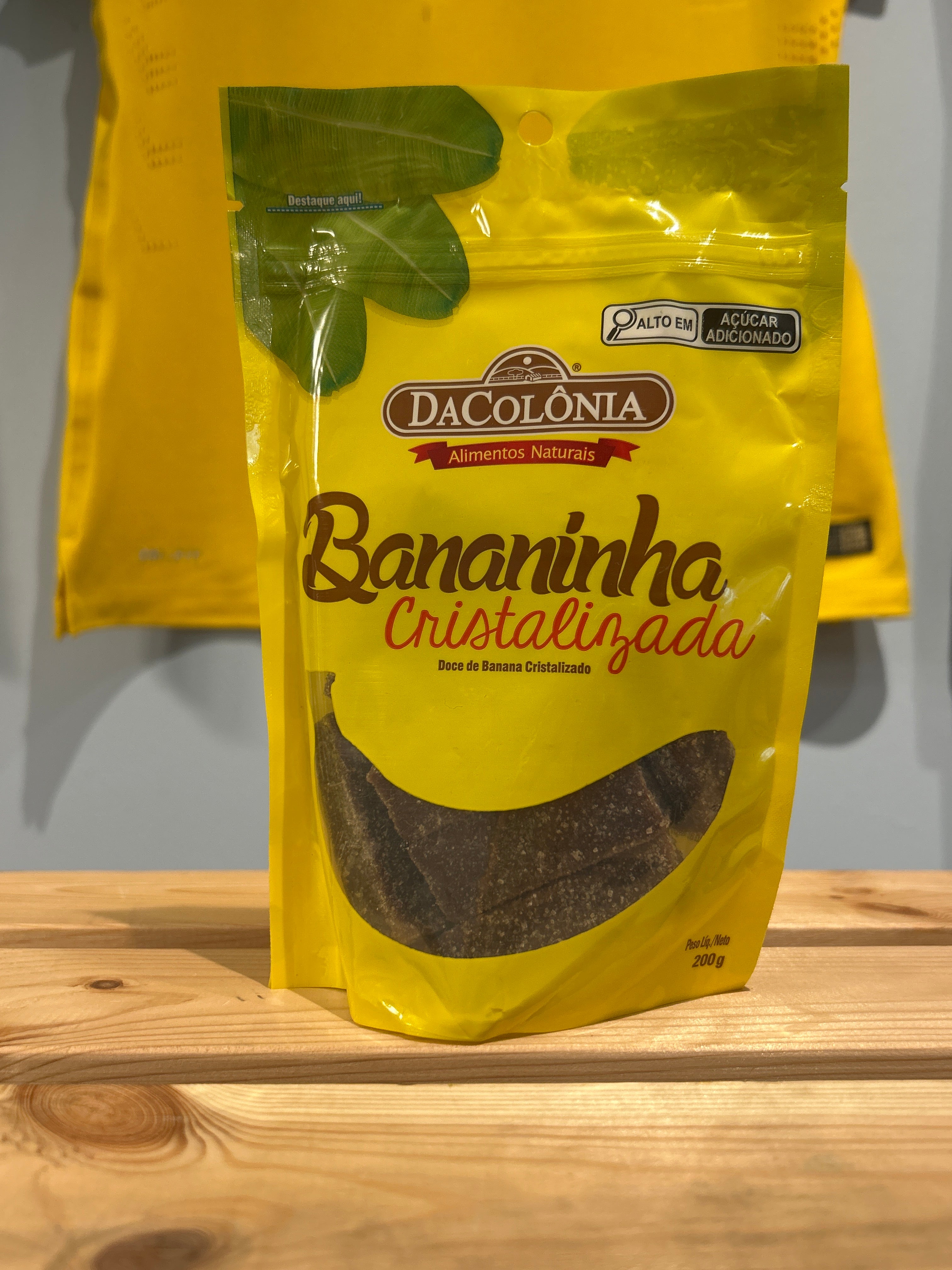 Banana Fruit Paste Bars (Bananinha Cristalizada) - DACOLONIA - 200g Bag