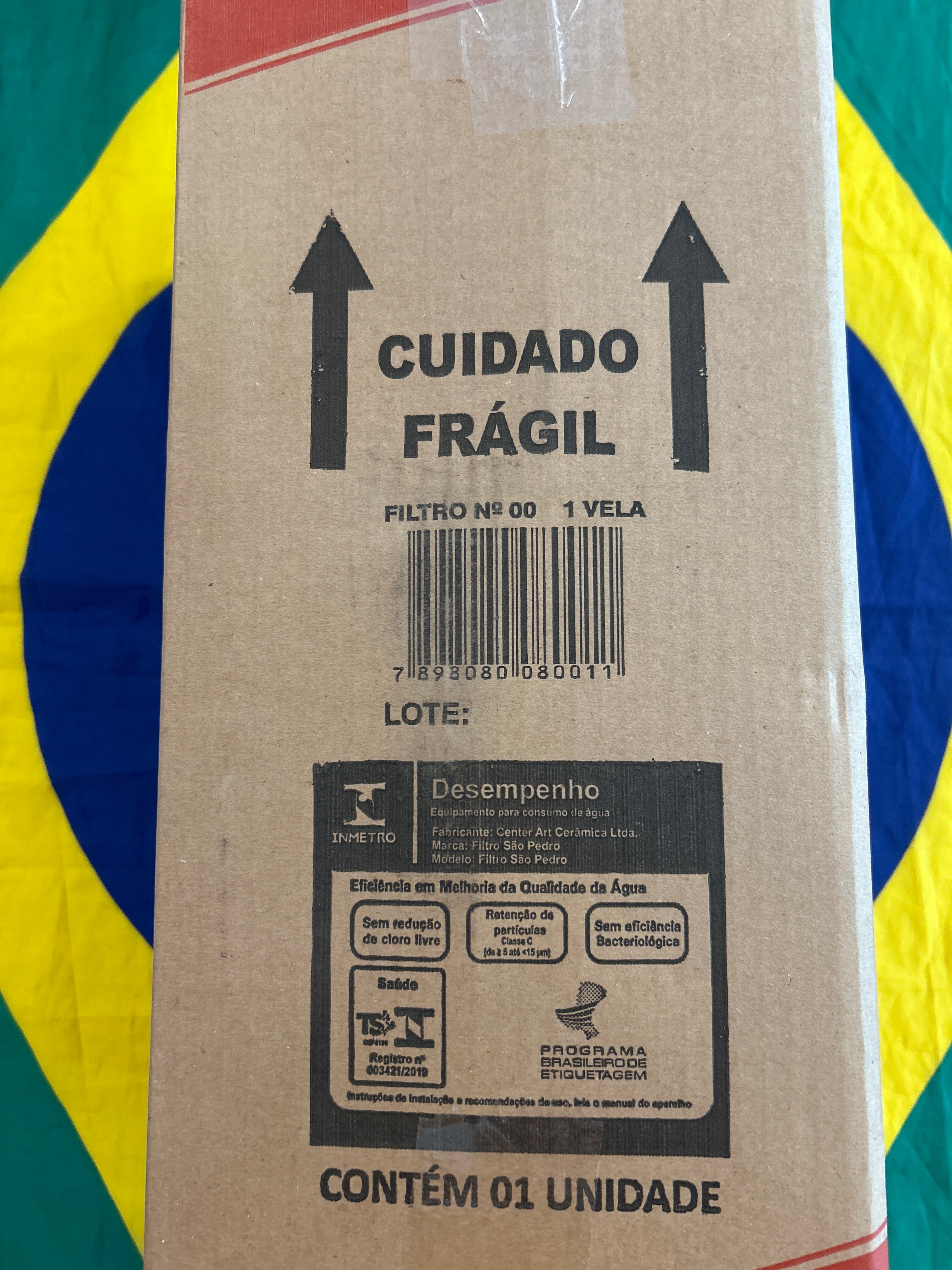 Filtre en Argile -(Filtro de Barro) - SÃO PEDRO - 2L