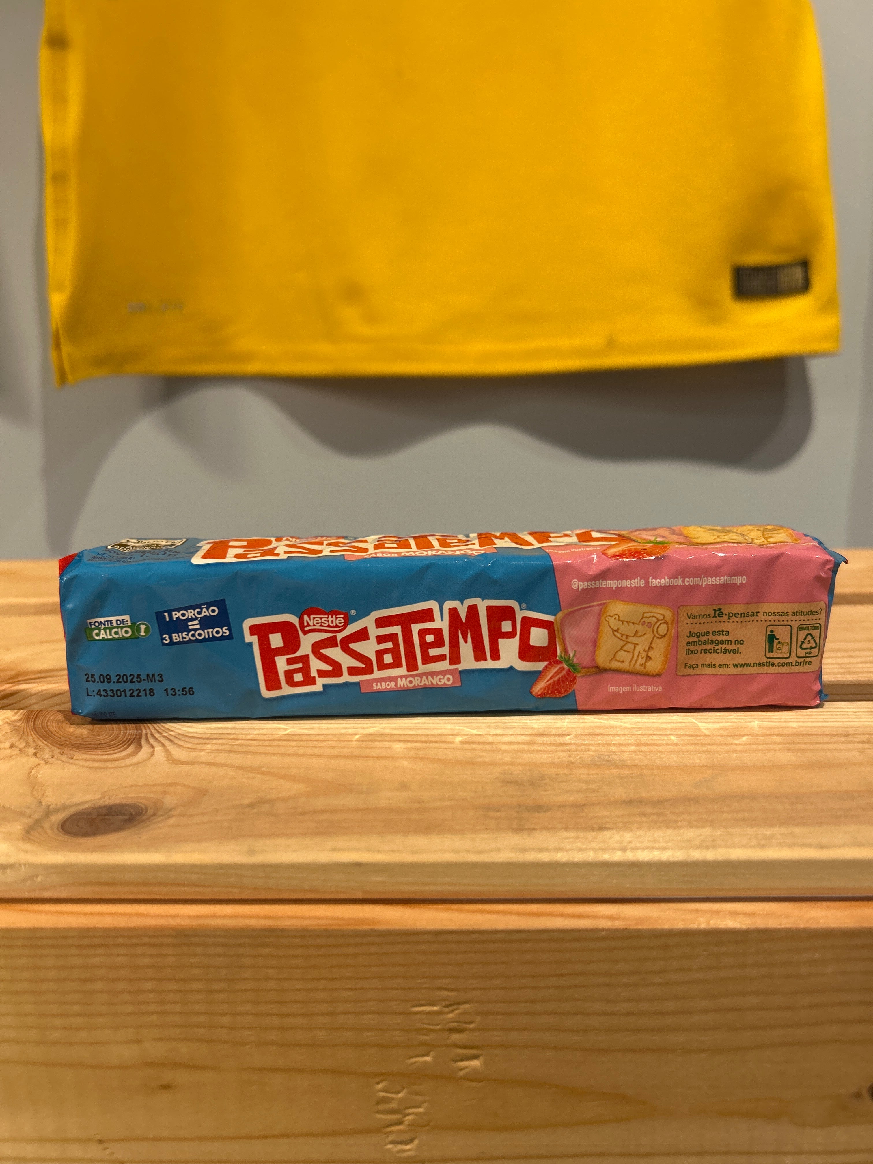 "Passatempo" Biscuits Fourrés à la fraise (Bolacha sabor Morango) NESTLÉ - 130g - Promoção