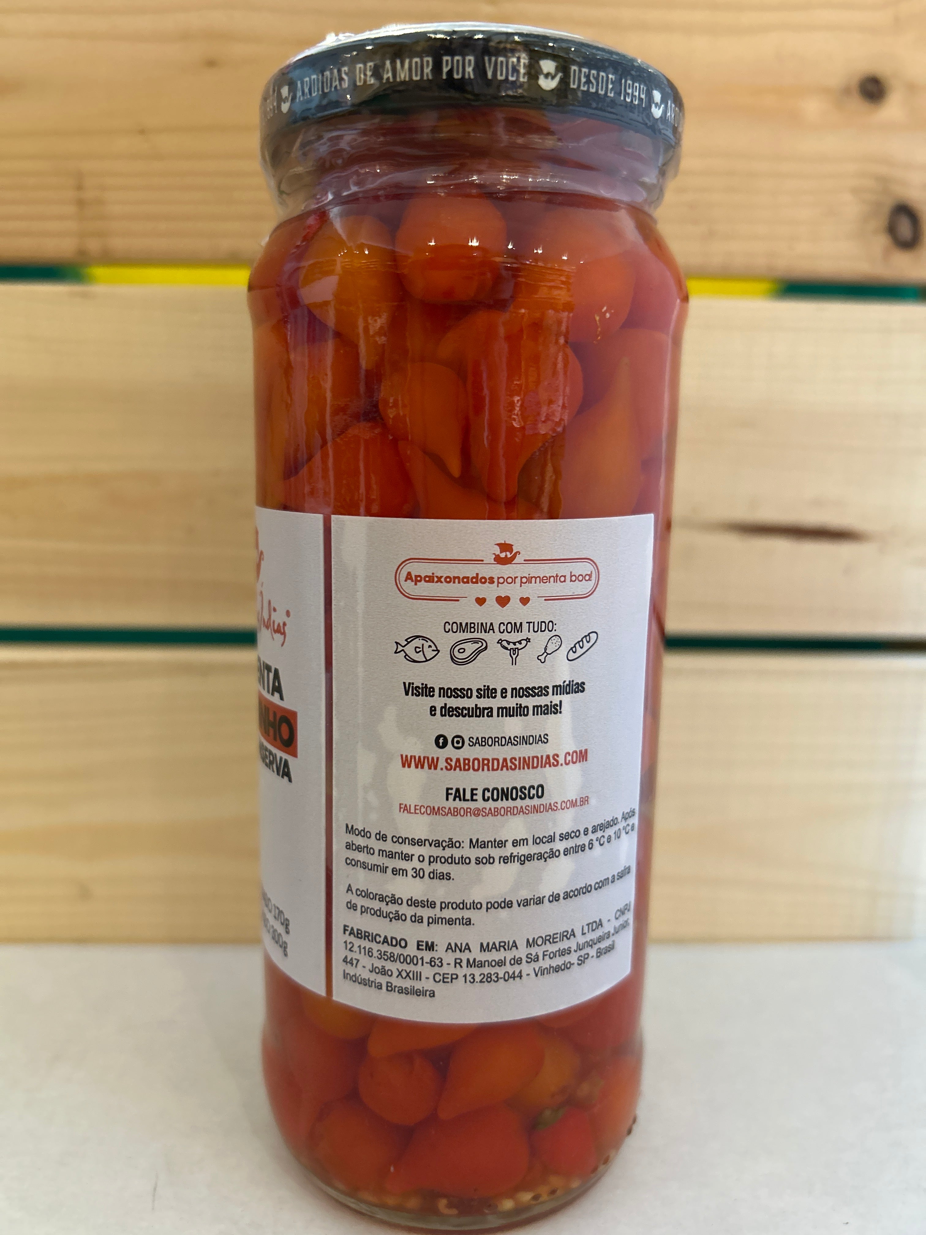 Biquinho Red Peppers (Red Biquinho Pepper) - FLAVOR OF INDIA - 300g