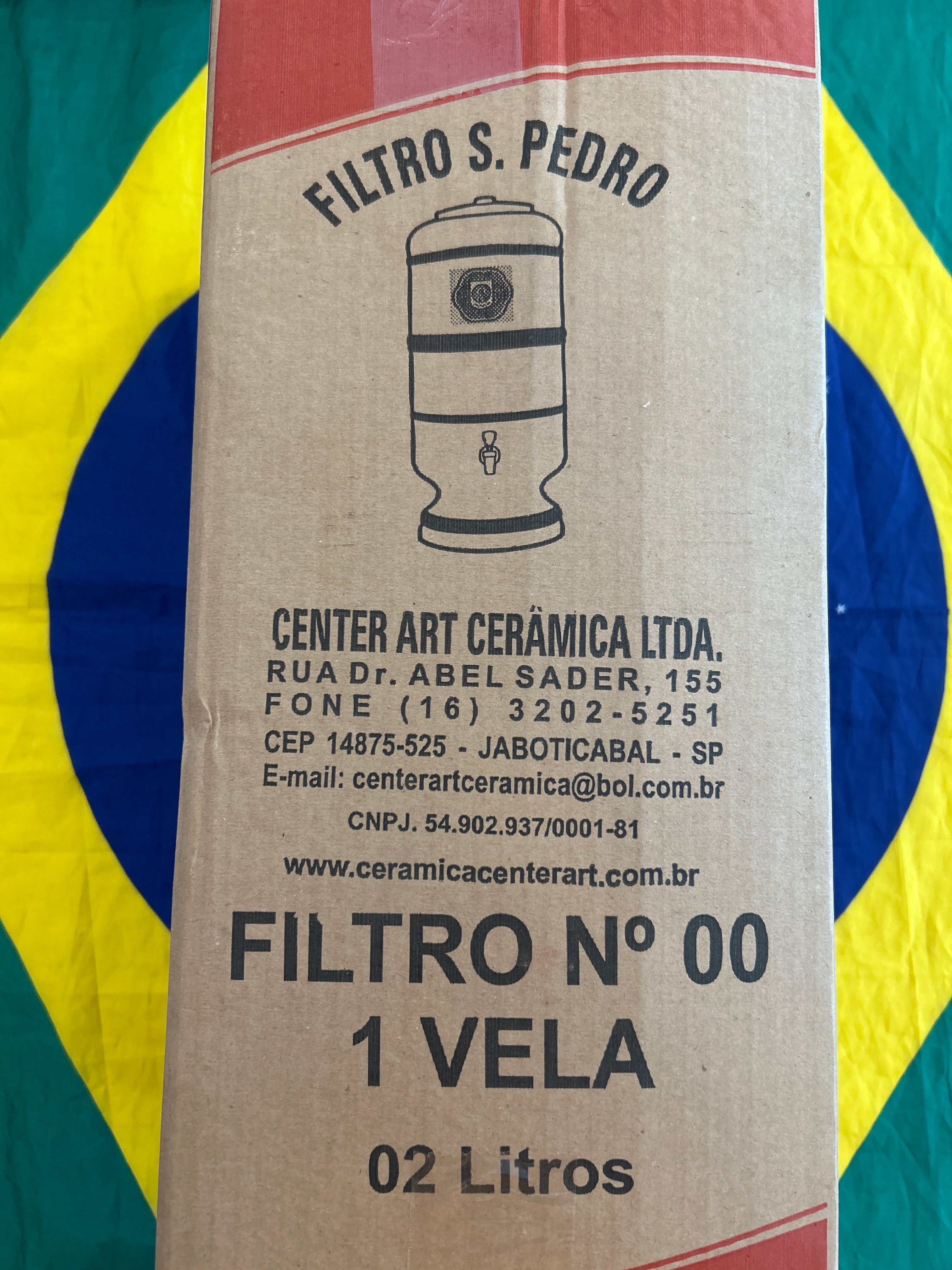 Filtre en Argile -(Filtro de Barro) - SÃO PEDRO - 2L