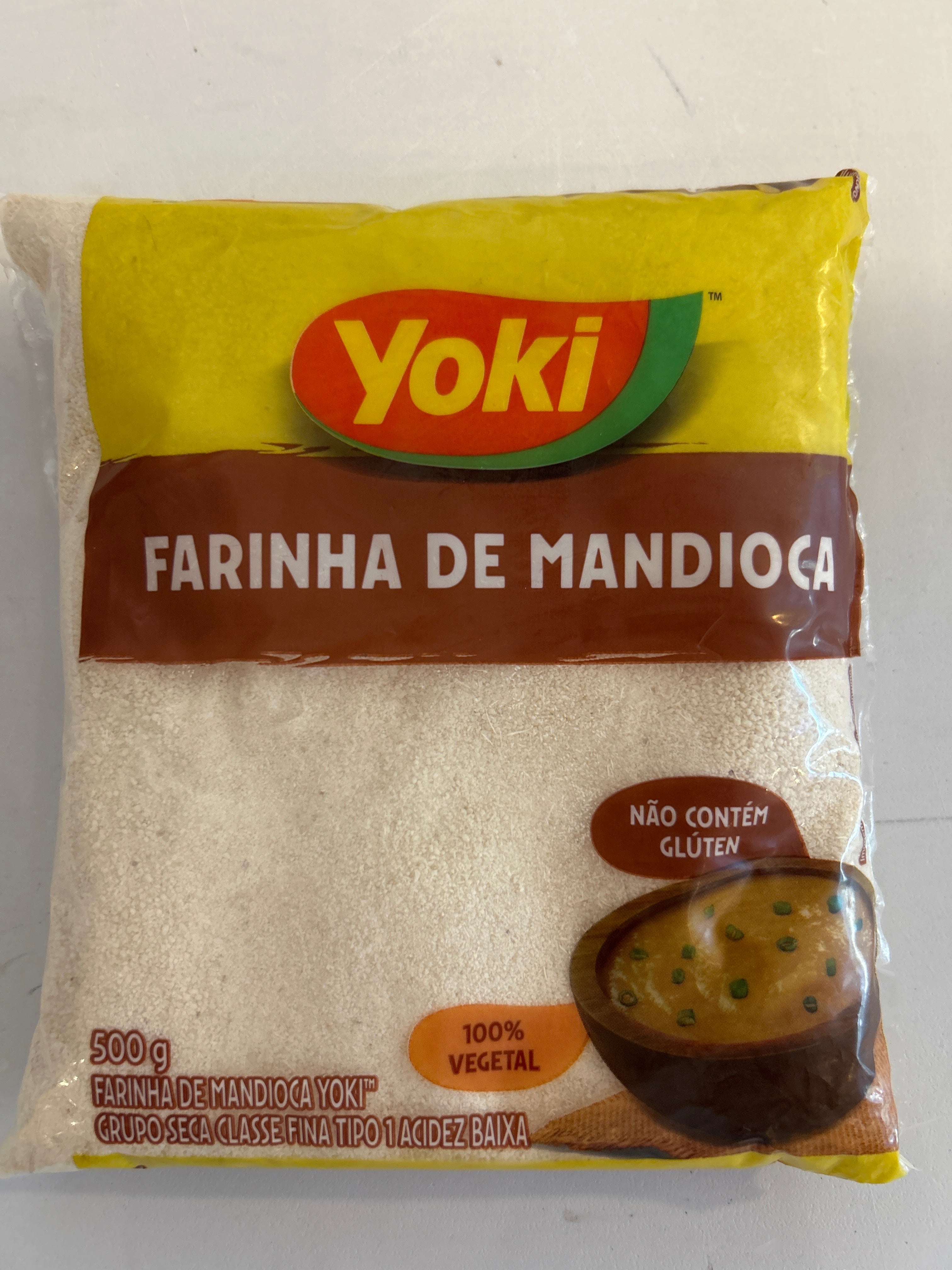 Combo - Farinha de Mandioca Crua - YOKI - 500g - Compre 3 unidades e ganhe 10% de desconto