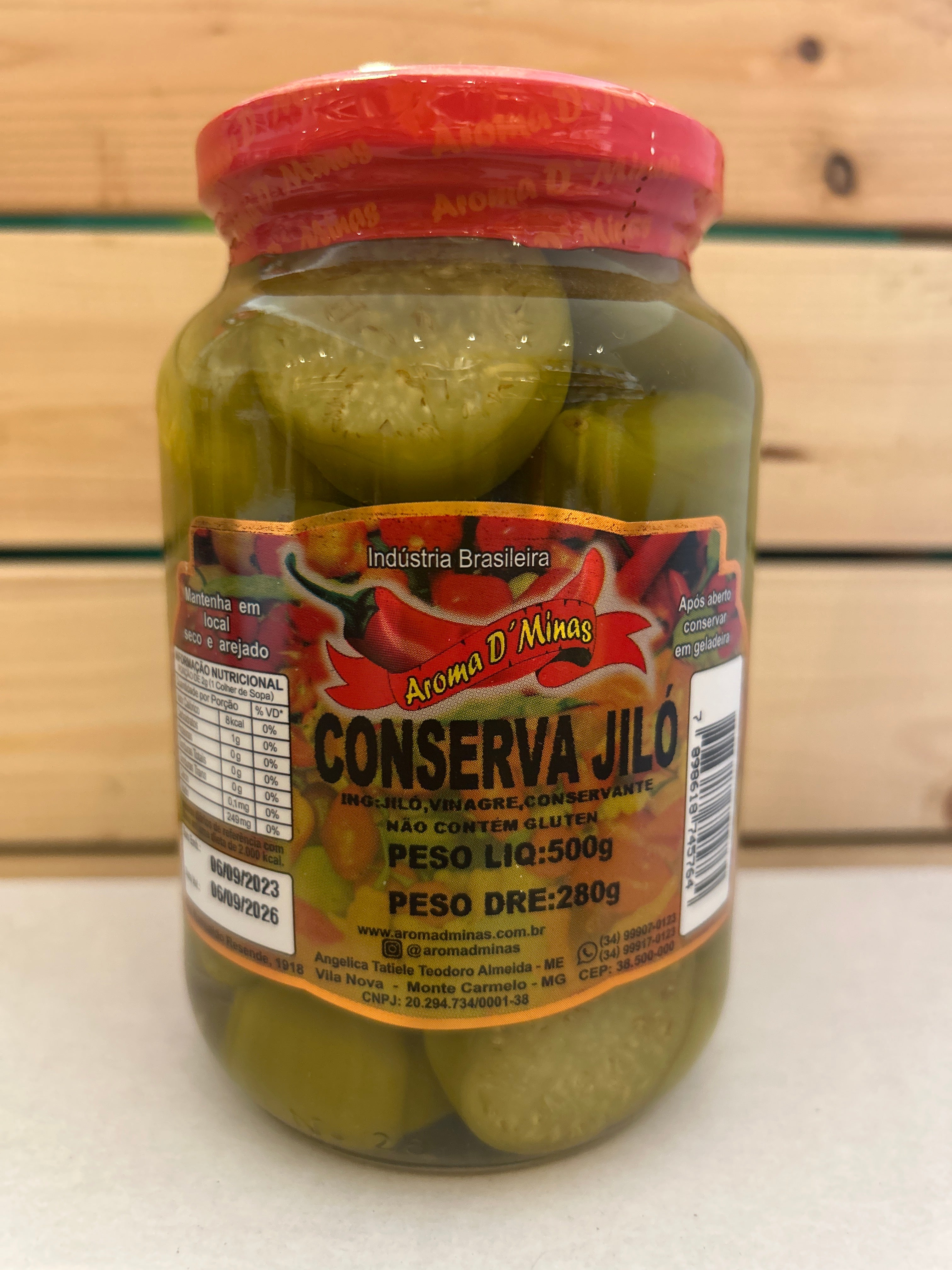 Jilo en pot (Jilo en conserve) - AROMA DE MINAS - 280g
