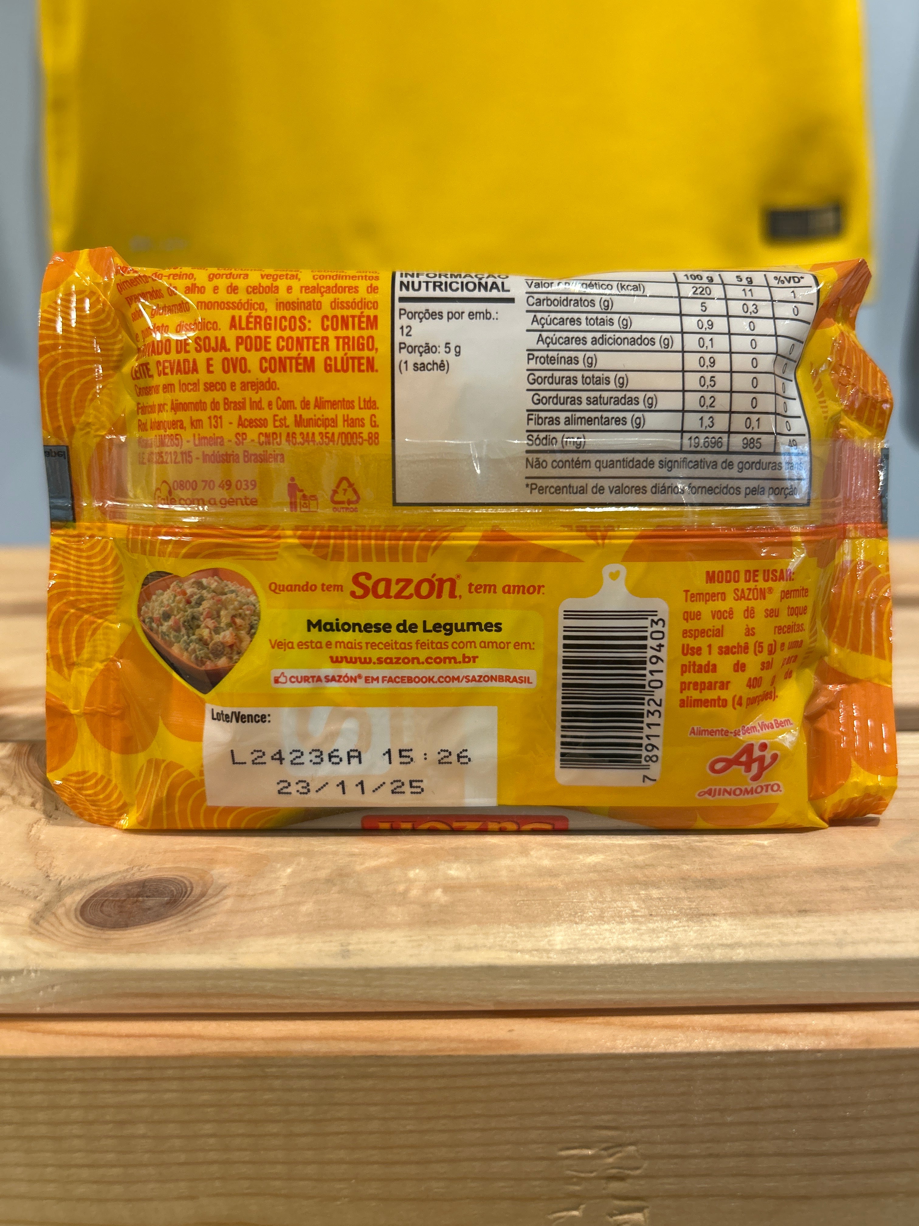 Seasoning for vegetables (Vegetable Seasoning) - SAZON - 60g