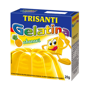 Gelatina em Pó Abacaxi - TRISANTI - 20g