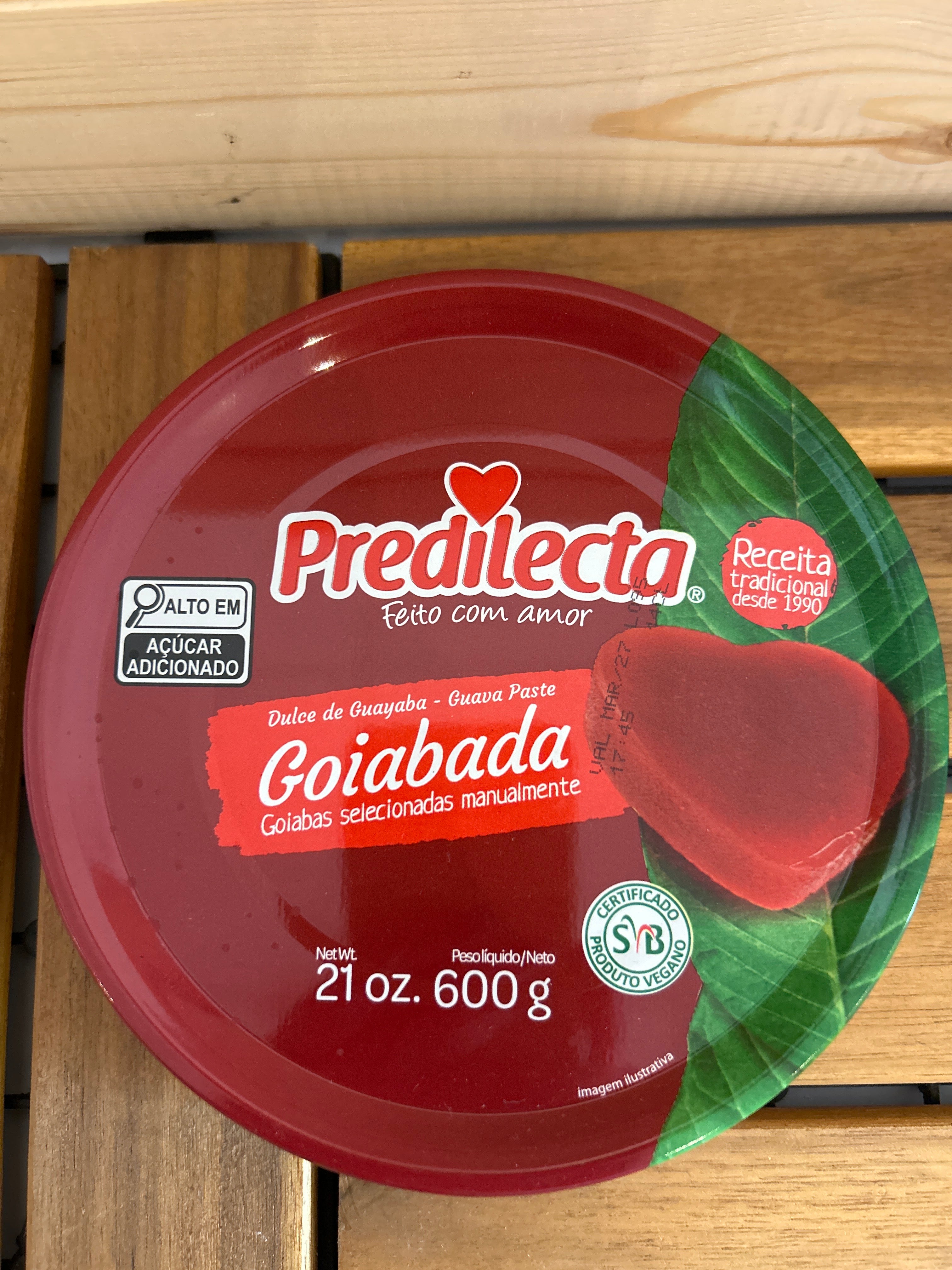 Pâte de Fruit à la Goyave en boite (Goiabada Lata) - PREDILECTA - 600g