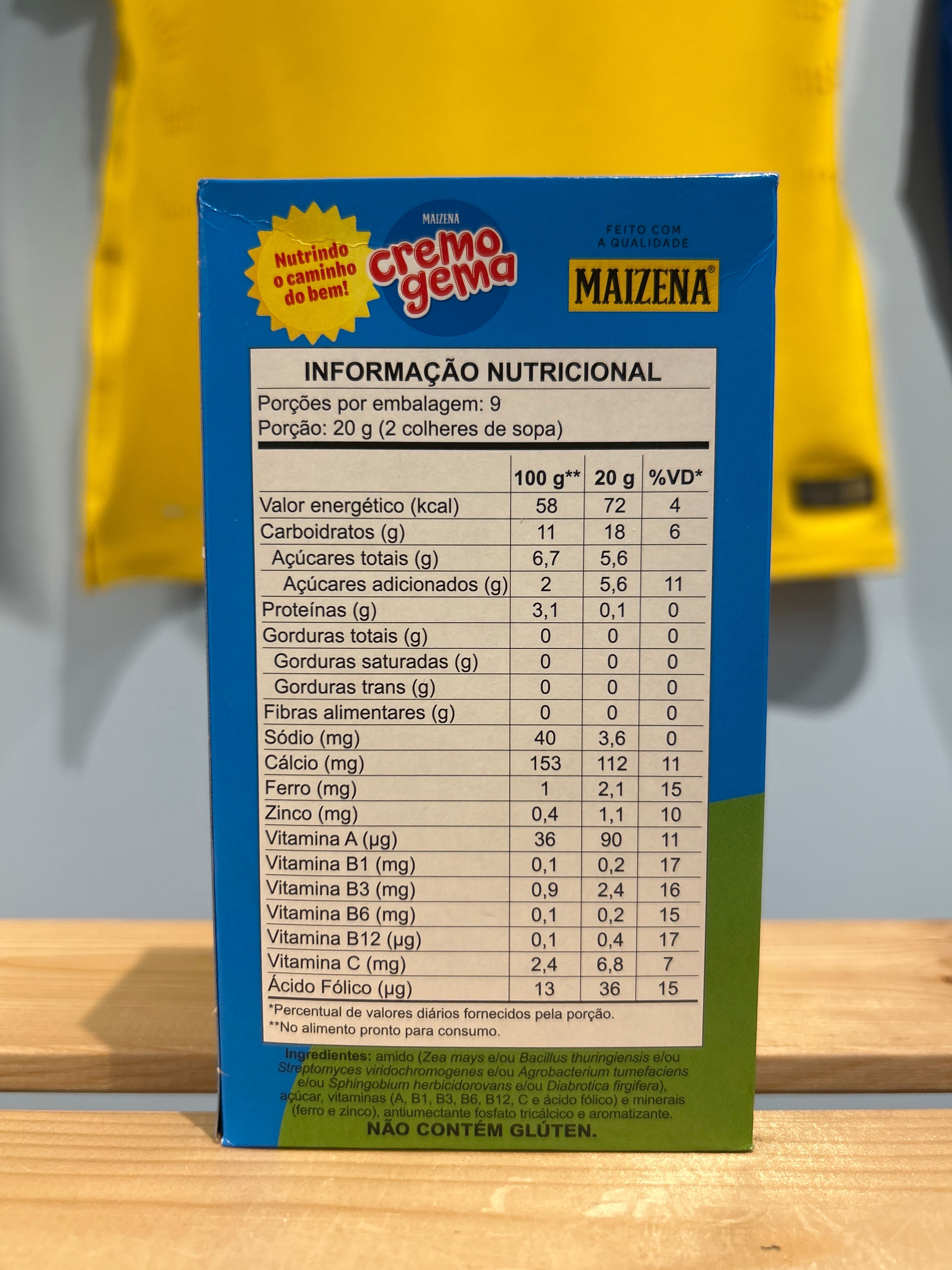 Cremogema Traditionnel (Cremogema Tradicional)- MAIZENA - 180g